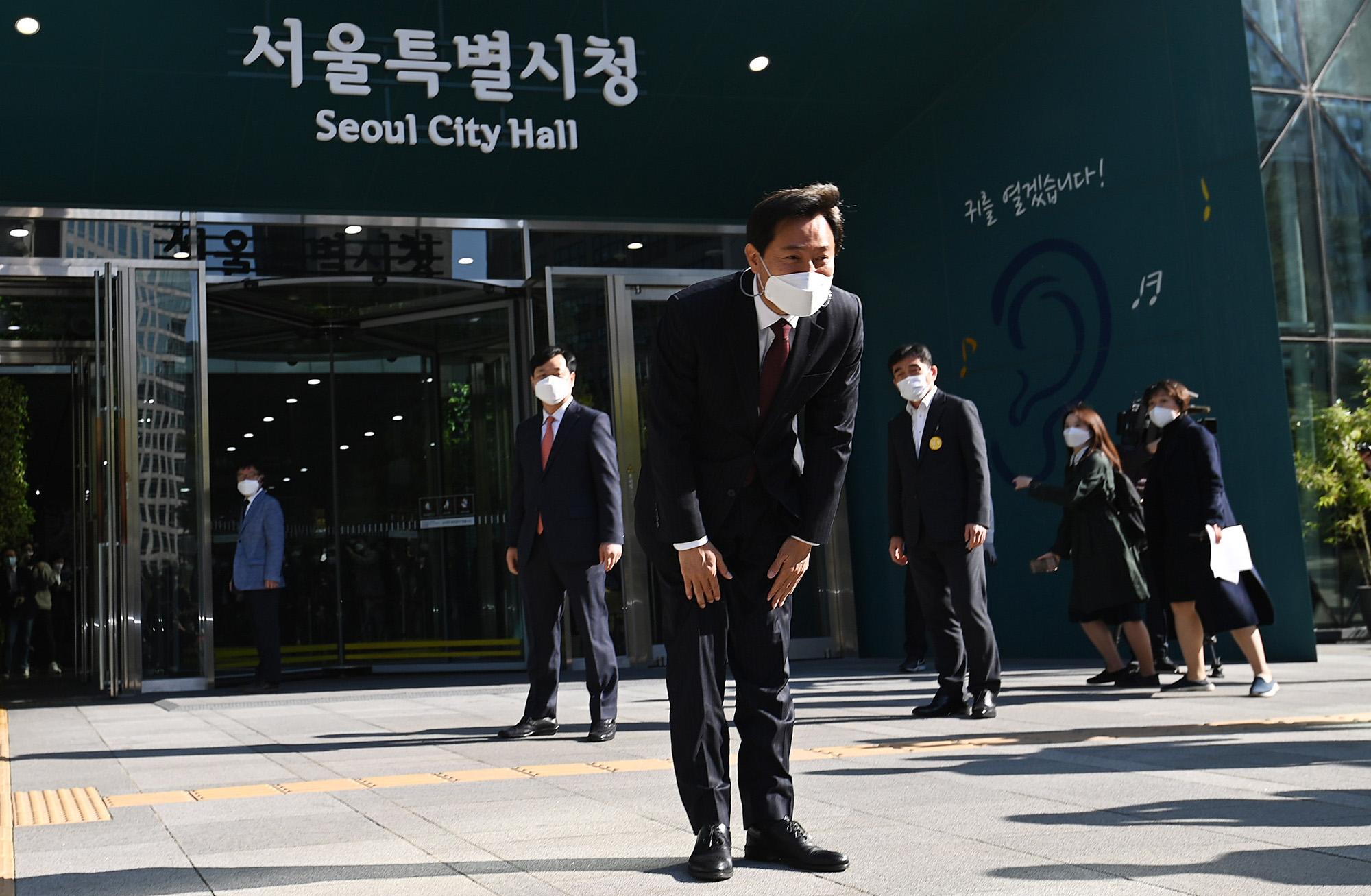 오세훈 서울시장 출근