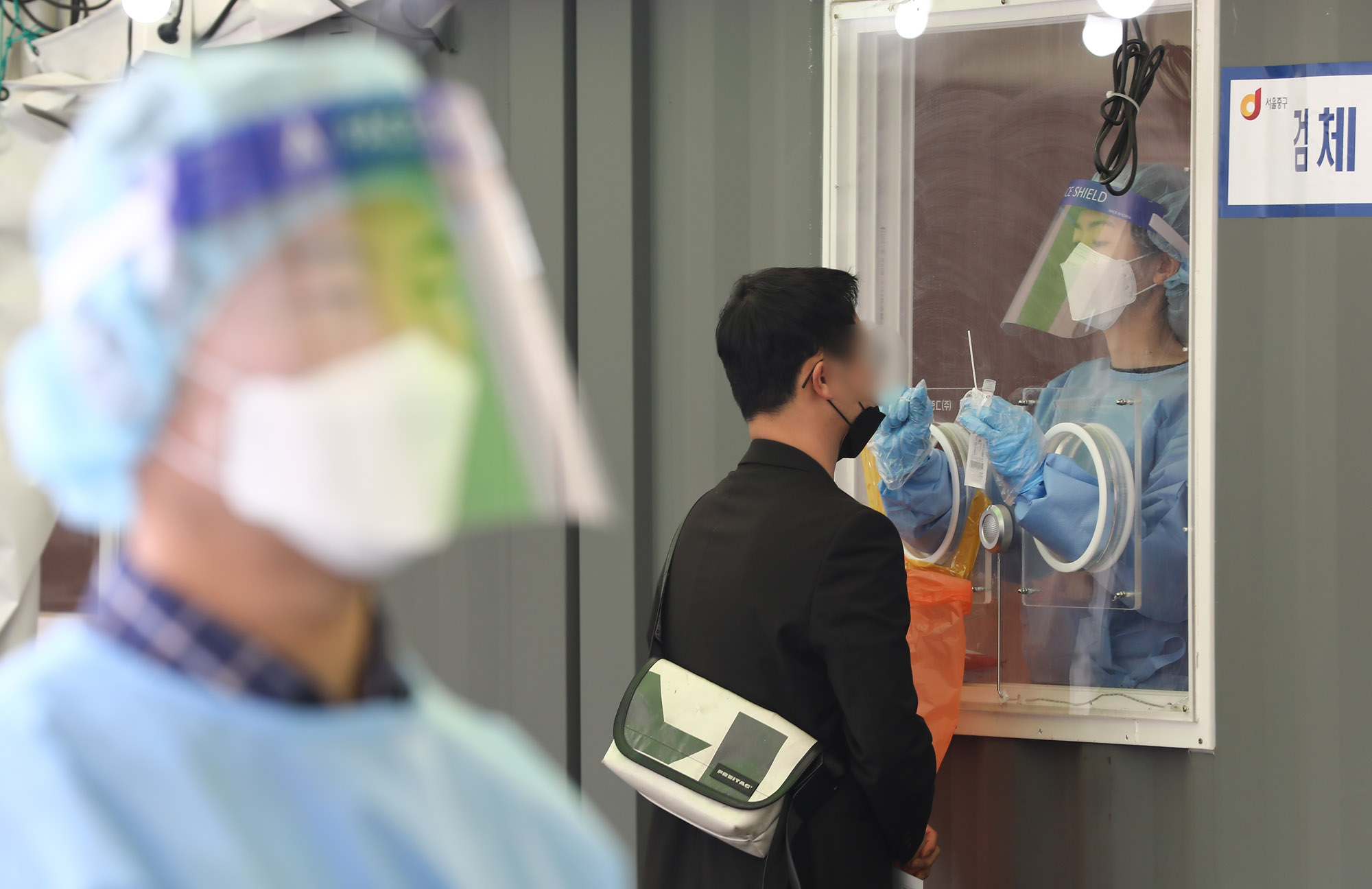 코로나19;선별검사소;선별진료소;코로나검사