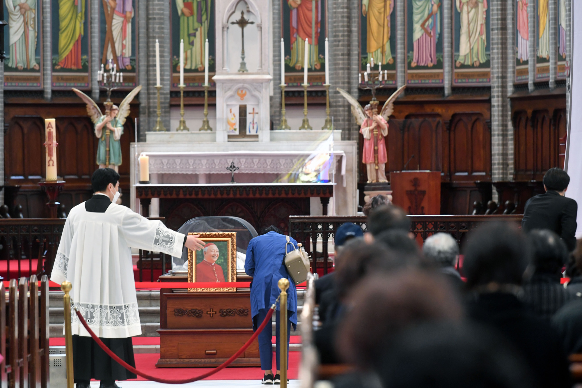 사회;종교;천주교;정진석;추기경;선종;빈소;명동성당