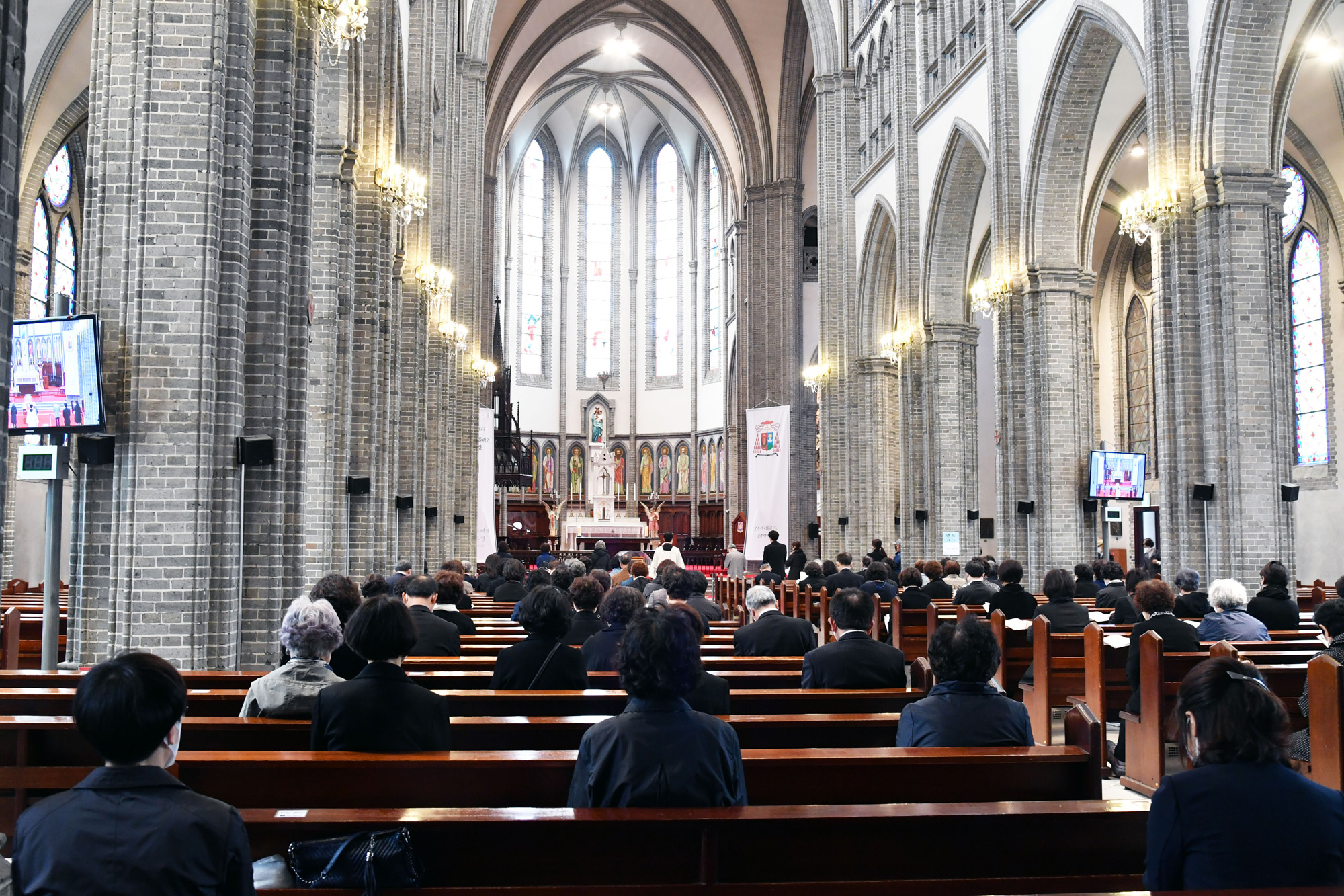 사회;종교;천주교;정진석;추기경;선종;빈소;명동성당