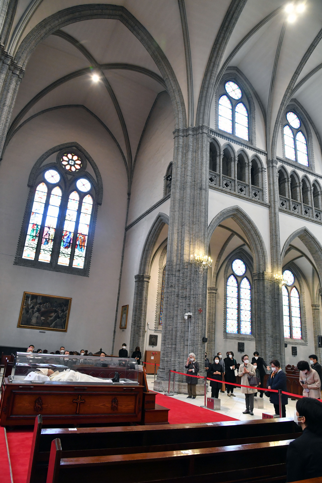 사회;종교;천주교;정진석;추기경;선종;빈소;명동성당