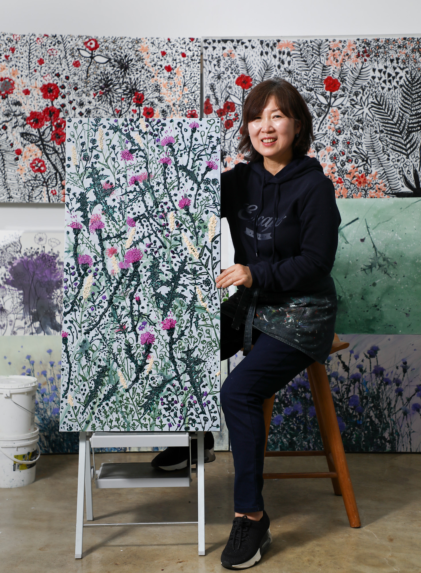 이명화;이명화작가;화가의방;한국미술응원프로젝트;아티스트;그림