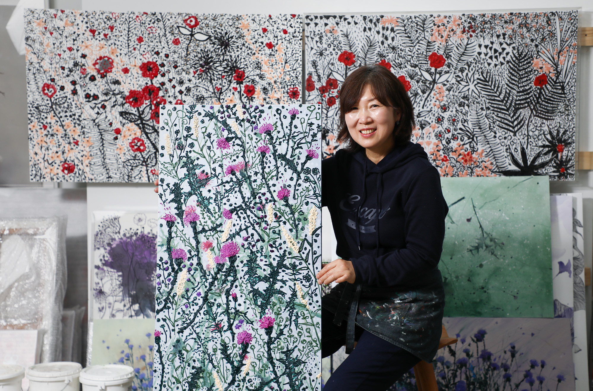 이명화;이명화작가;화가의방;한국미술응원프로젝트;아티스트;그림