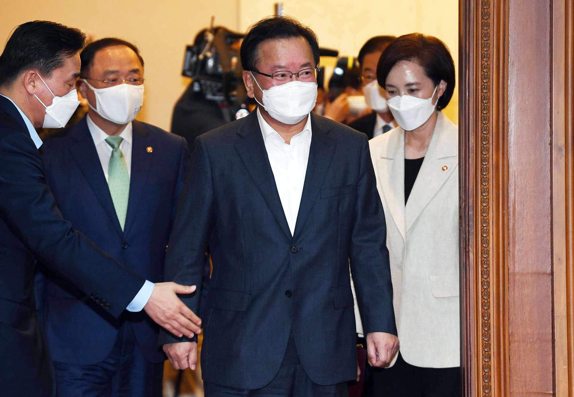 김부겸 국무총리 윤은혜 부총리 협의회