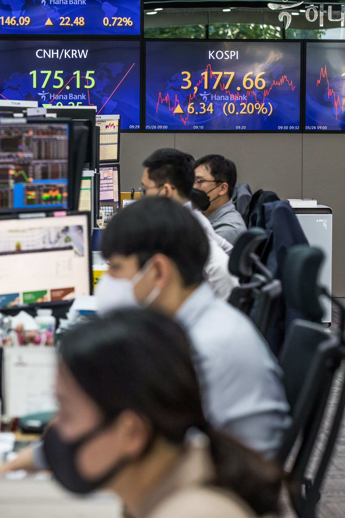 경제;금융;주가지수;주식;증권;코스피;코스피지수;하나은행딜링룸
