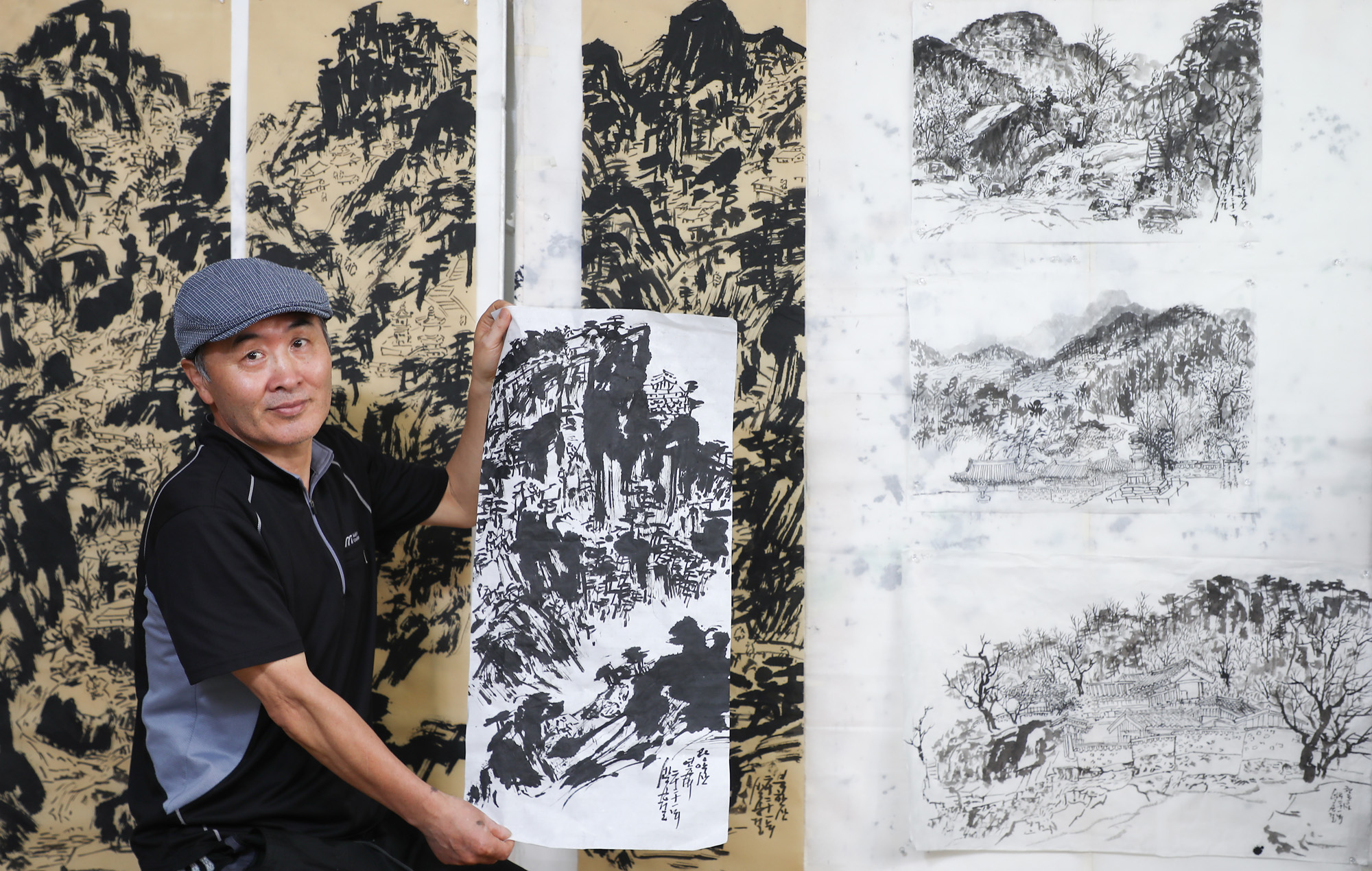 박종걸;박종걸작가;한국미술응원프로젝트;화가의방;한국화;서예;그림