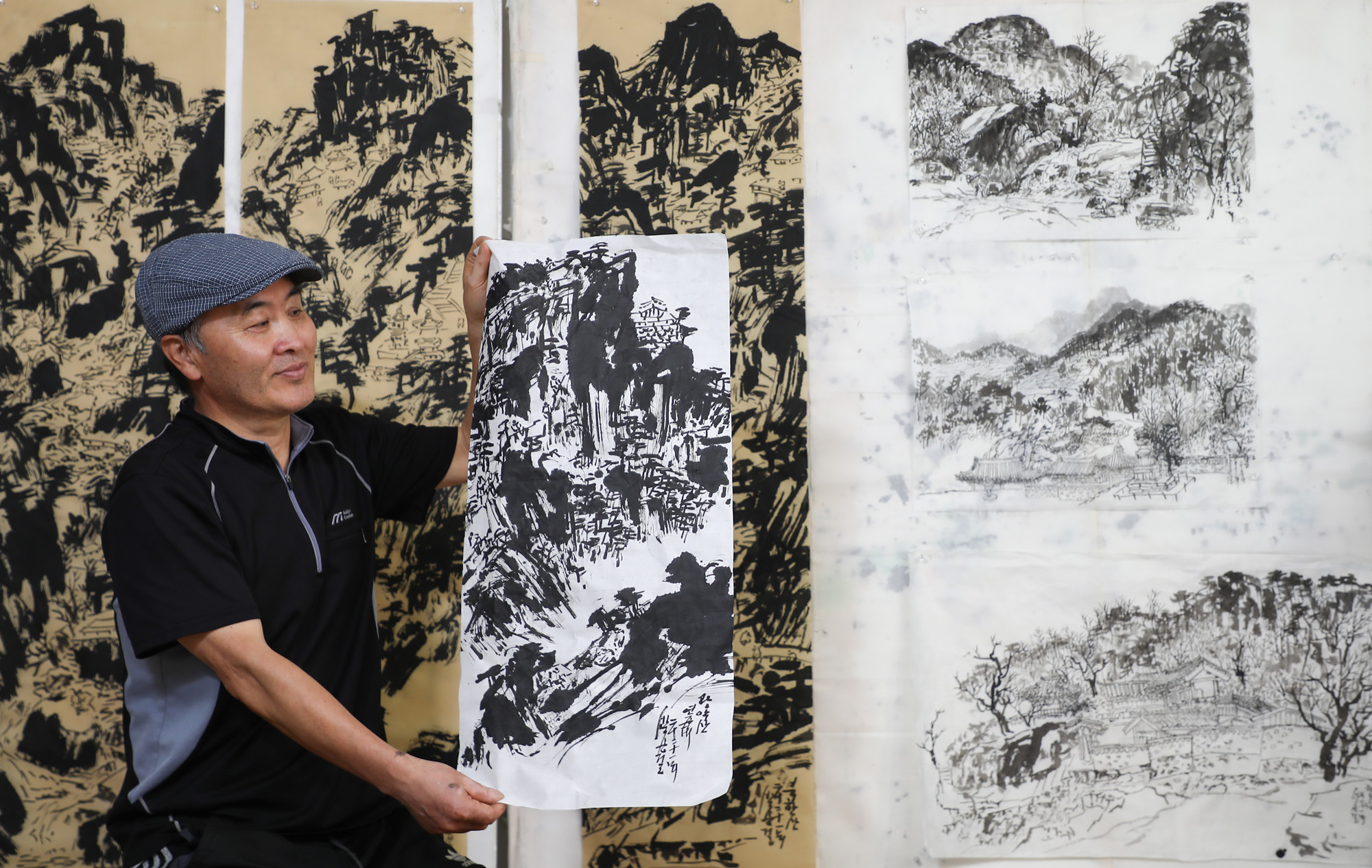 박종걸;박종걸작가;한국미술응원프로젝트;화가의방;한국화;서예;그림