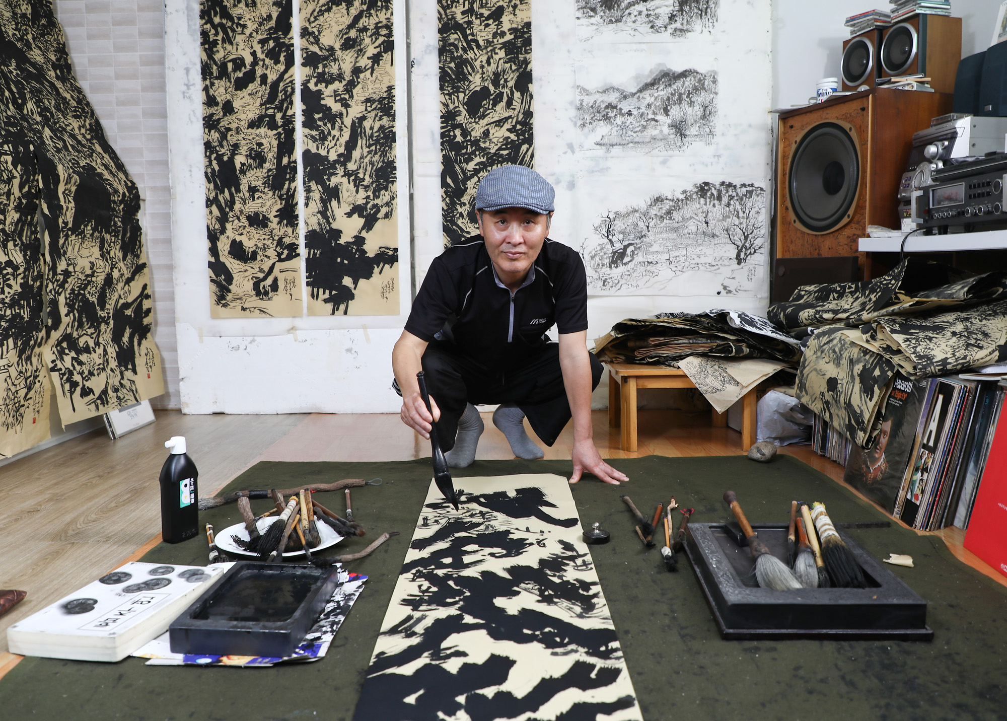 박종걸;박종걸작가;한국미술응원프로젝트;화가의방;한국화;서예;그림