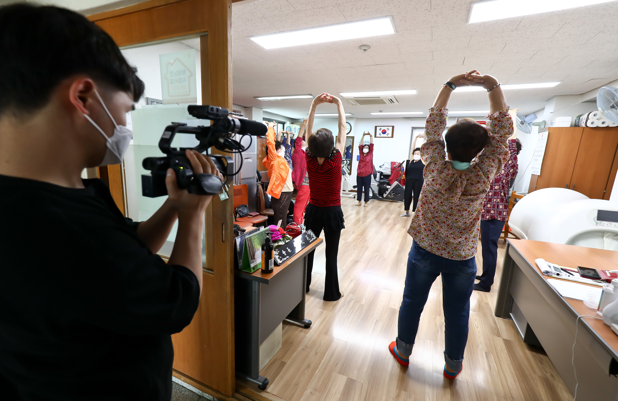 코로나19 백신 접종자 경로당