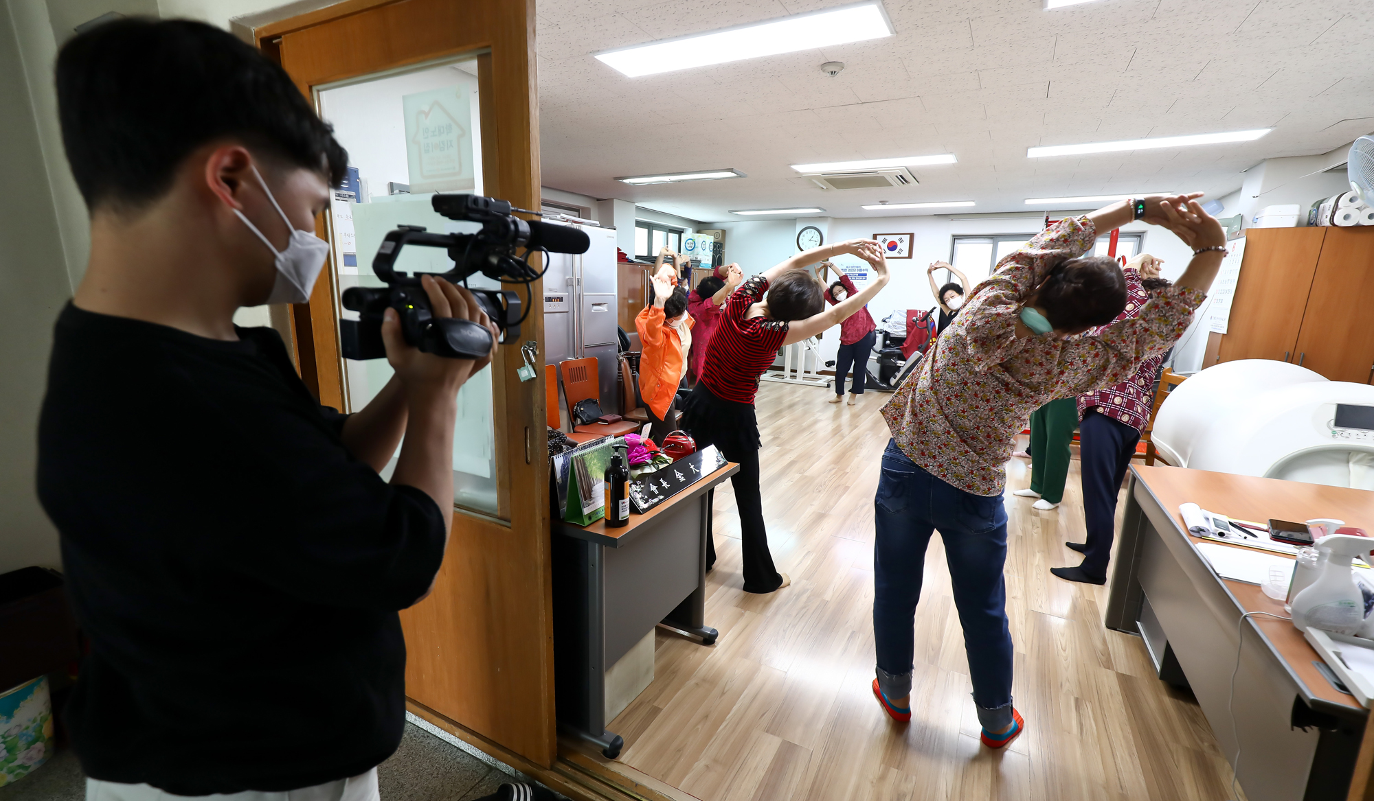 코로나19 백신 접종자 경로당