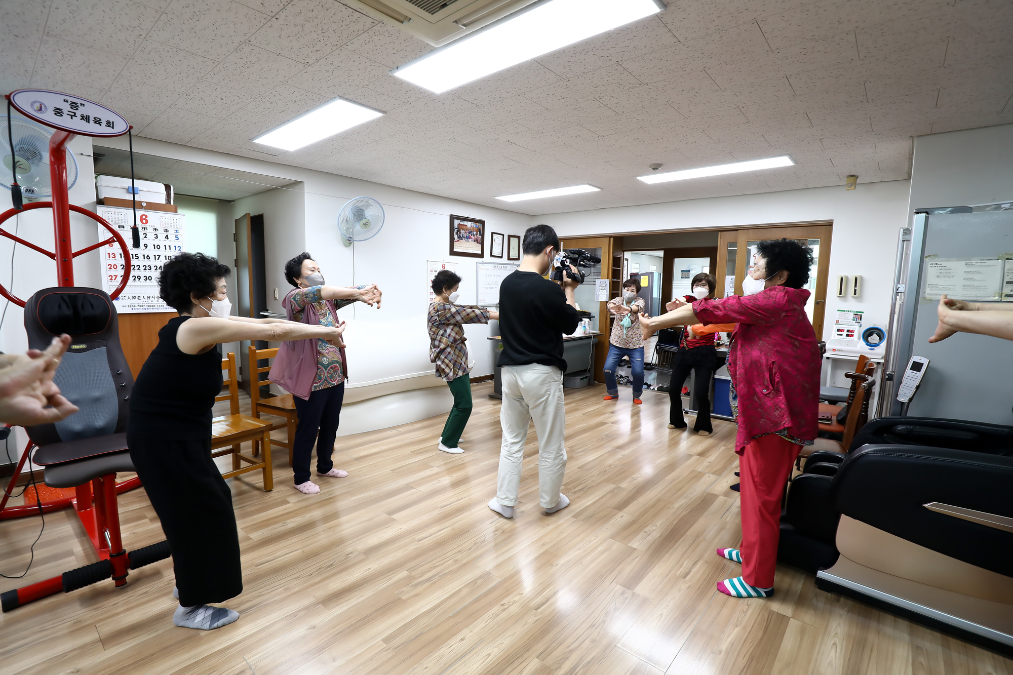 코로나19 백신 접종자 경로당