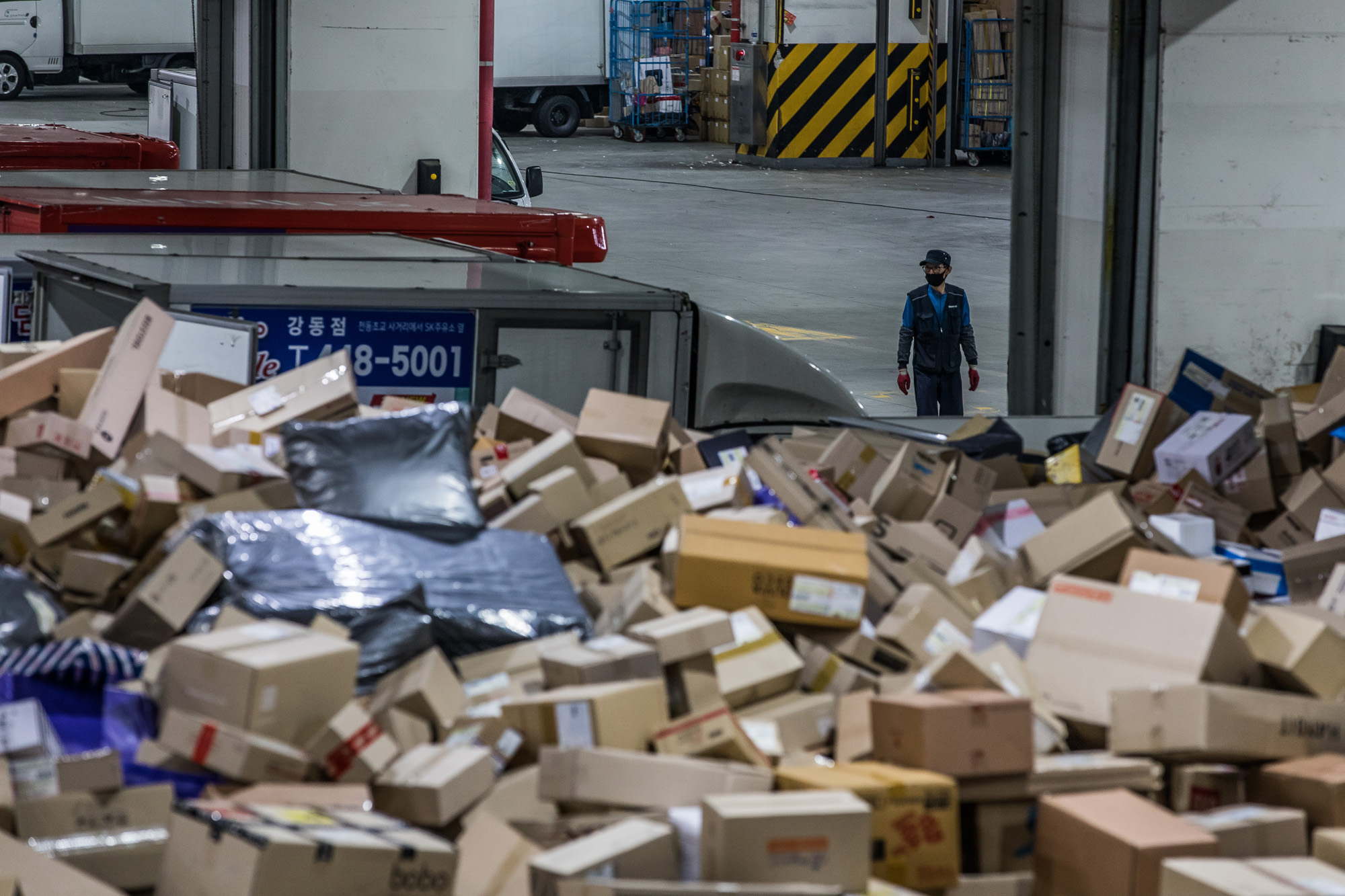 사회;사건사고;경제;운송업;택배;택배노조;택배노조파업;택배파업;서울복합물류센터