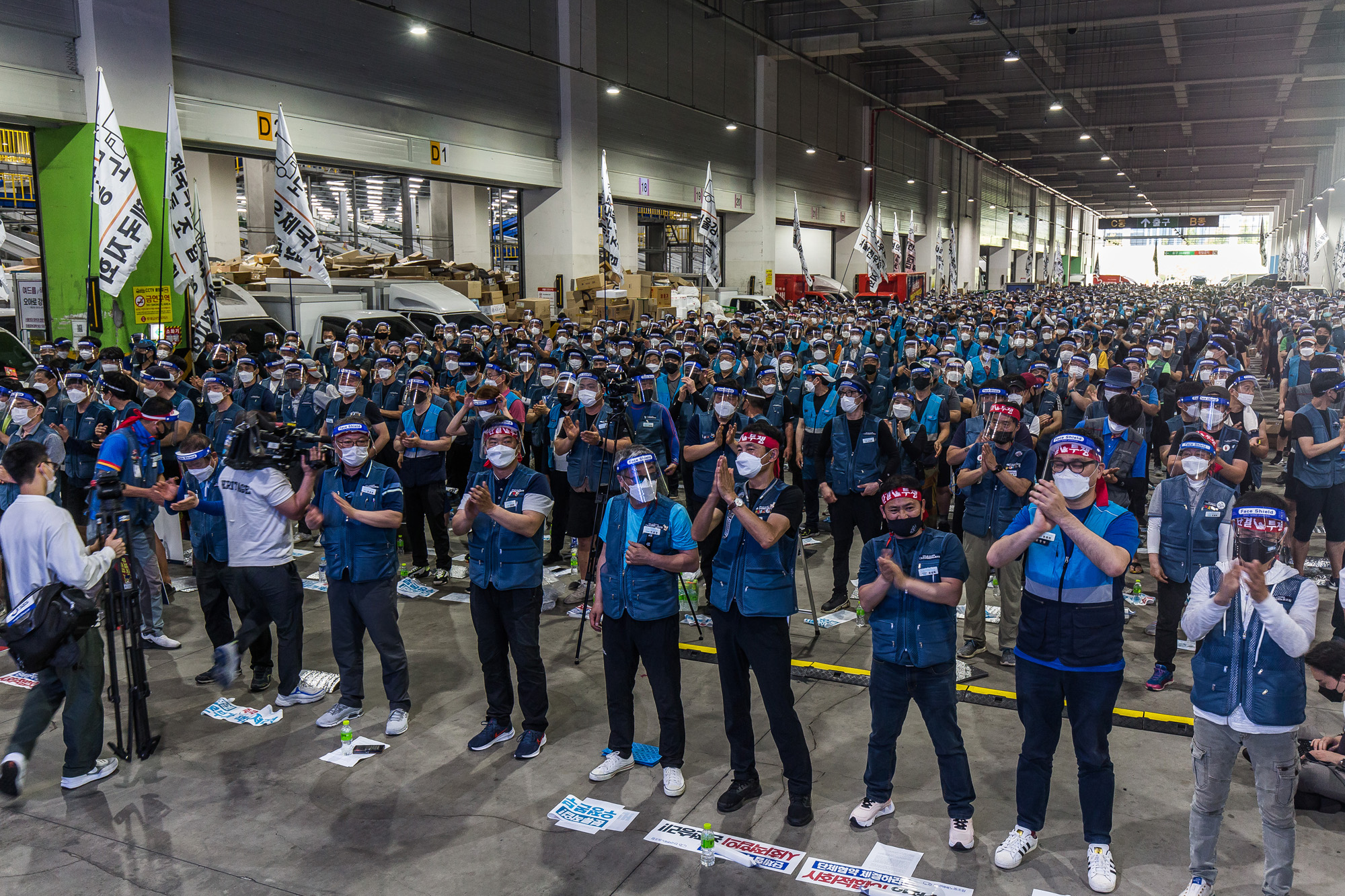 사회;사건사고;경제;운송업;택배;택배노조;택배노조파업;택배파업;서울복합물류센터