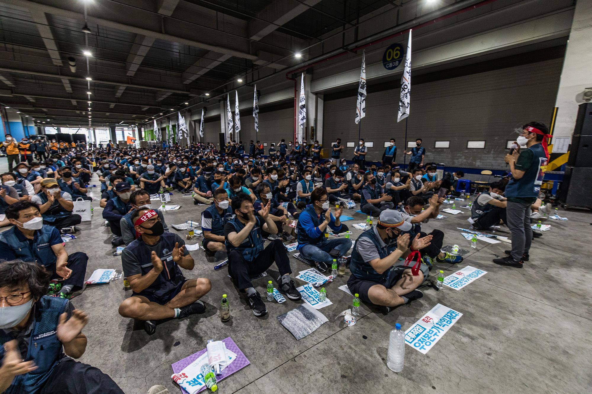 사회;사건사고;경제;운송업;택배;택배노조;택배노조파업;택배파업;서울복합물류센터