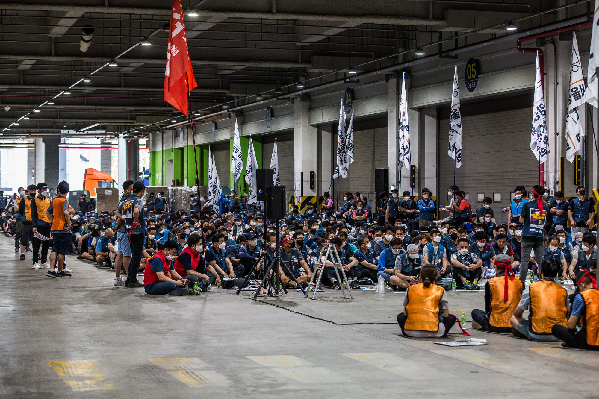 사회;사건사고;경제;운송업;택배;택배노조;택배노조파업;택배파업;서울복합물류센터