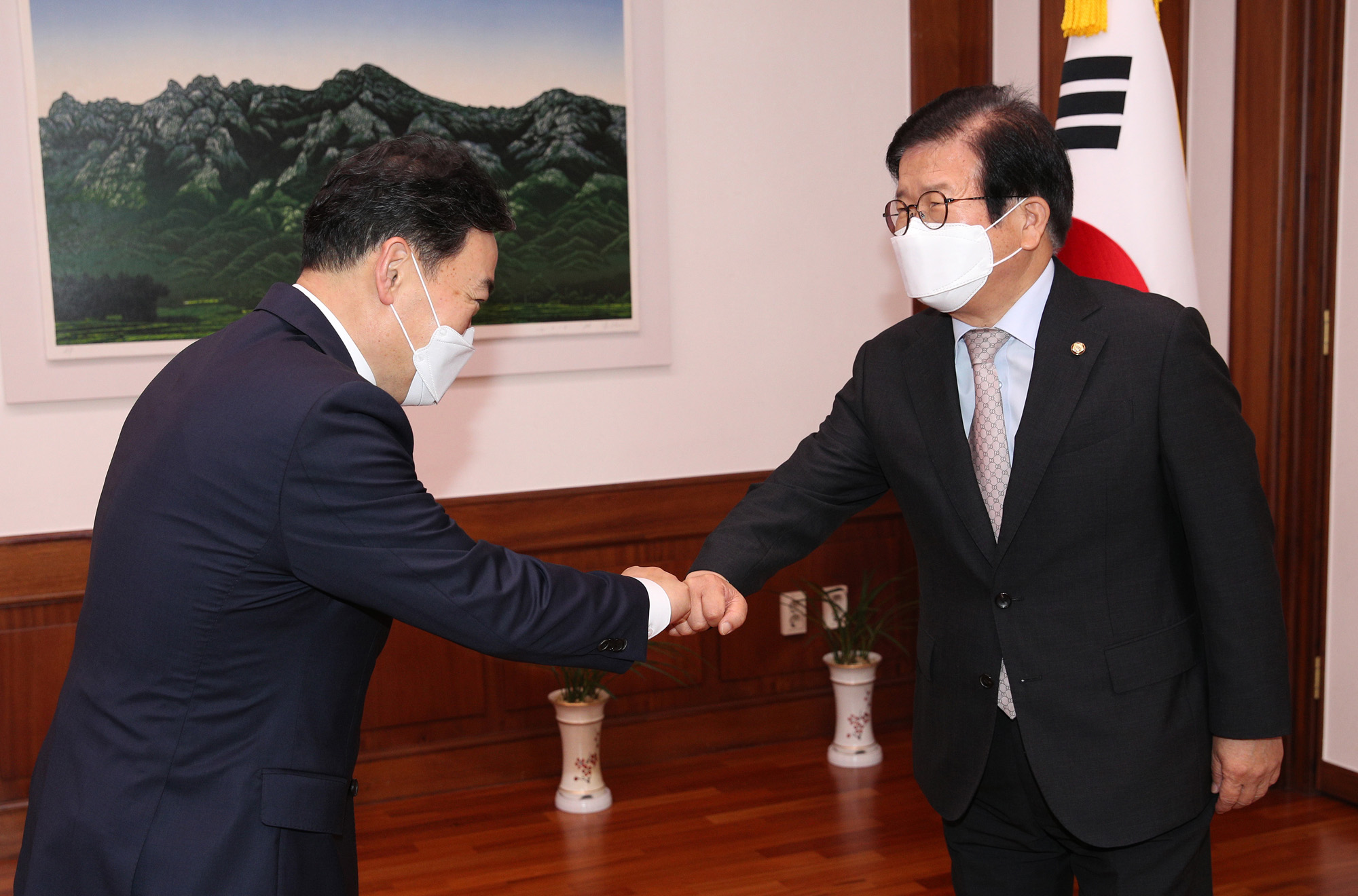 정치;국회;김오수 검찰총장;박병석 국회의장