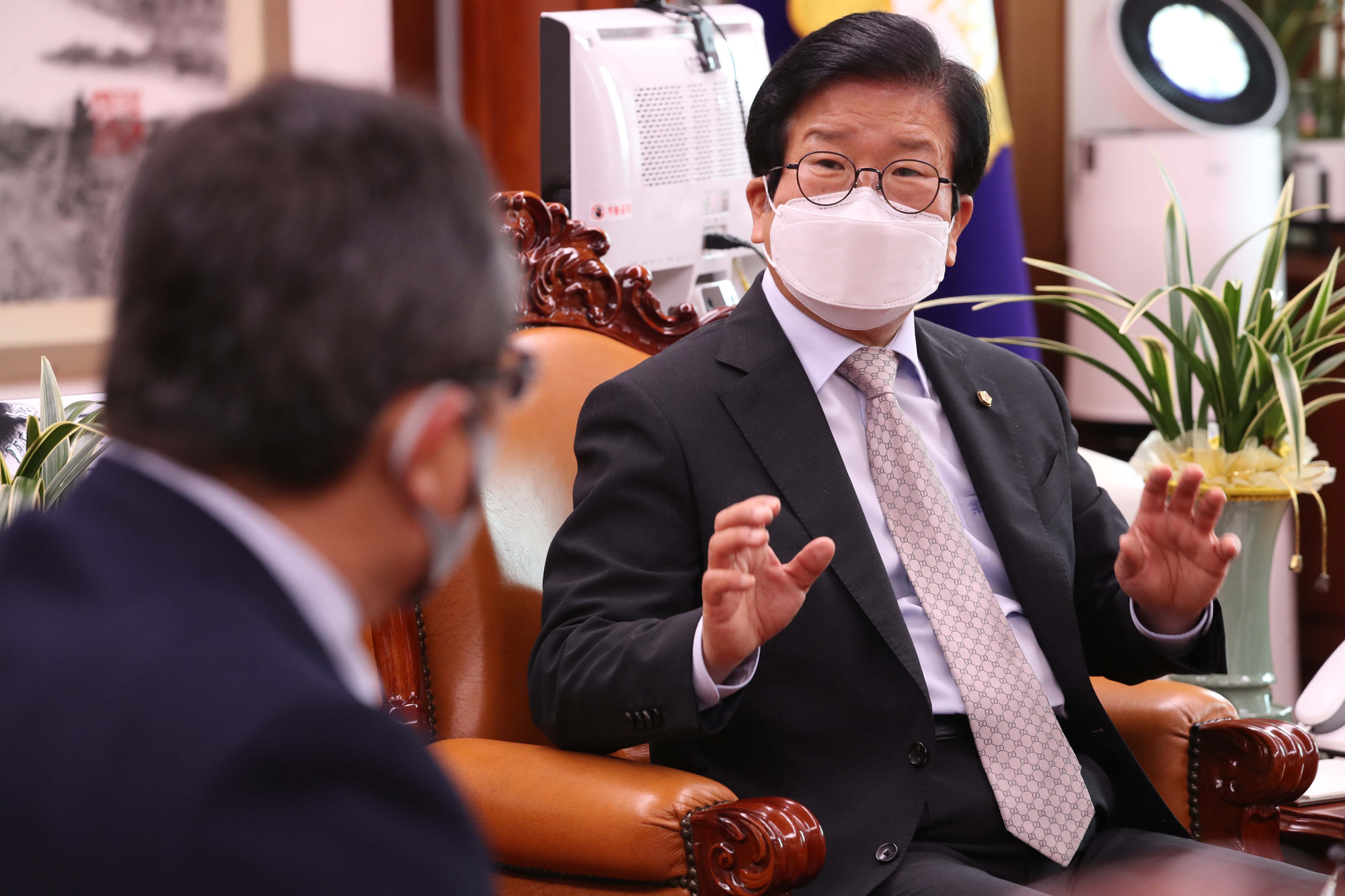 정치;국회;박병석;구자열