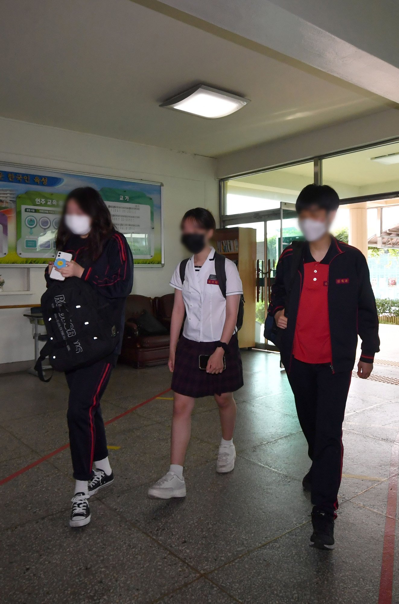 사회;코로나19;학교;중학교;등교확대