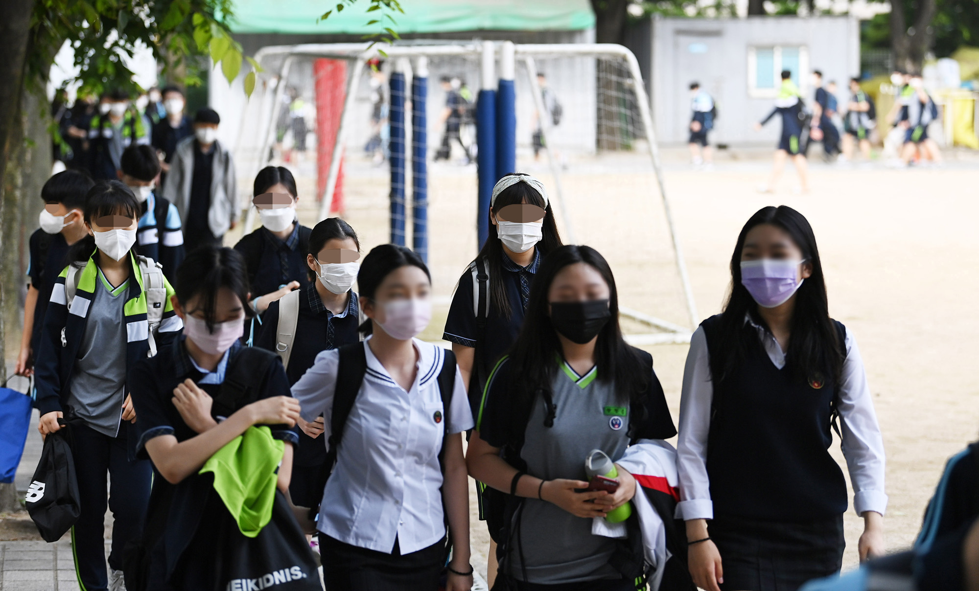 사회;코로나19;학교;중학교;등교확대