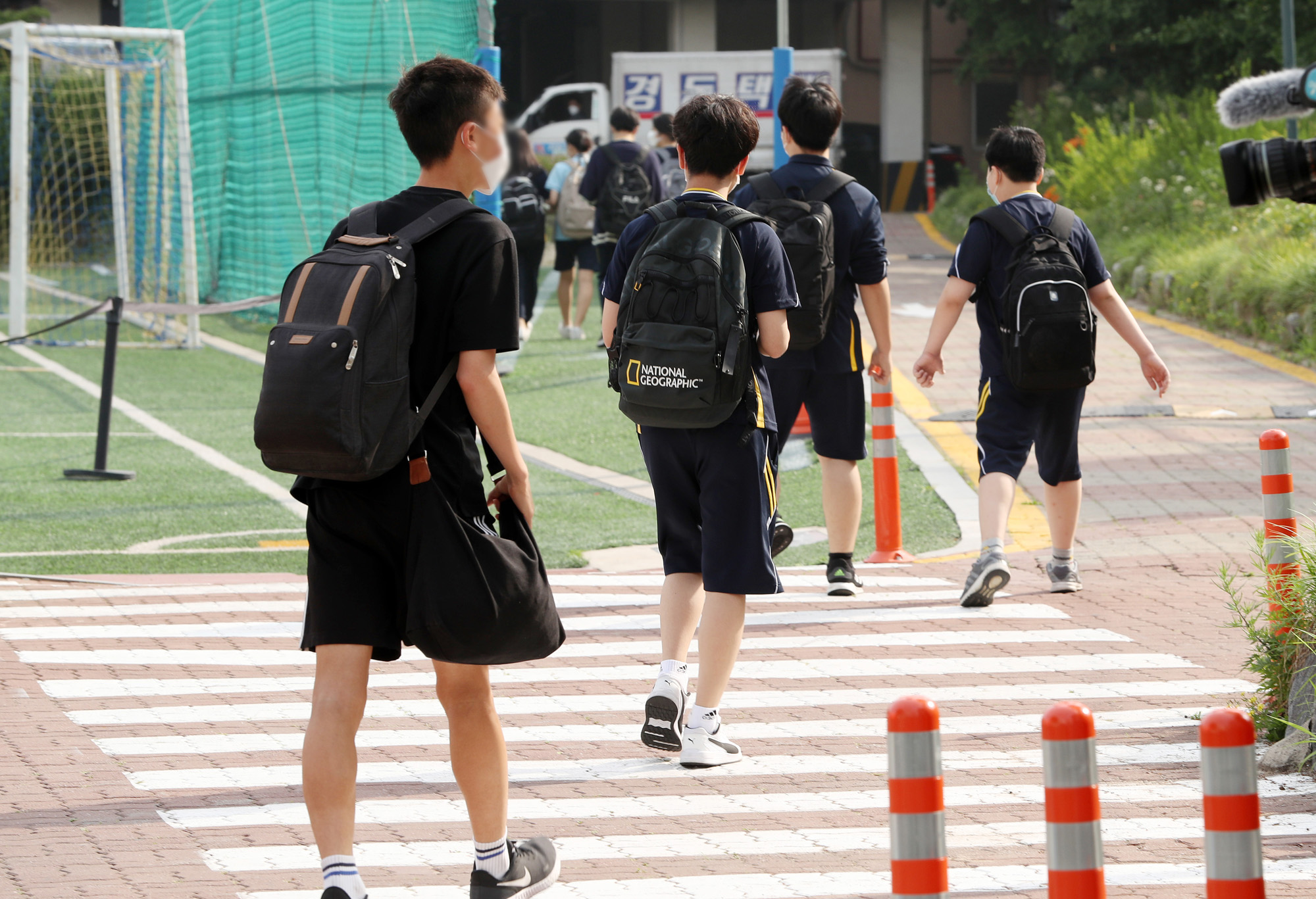 사회;코로나19;학교;중학교;등교