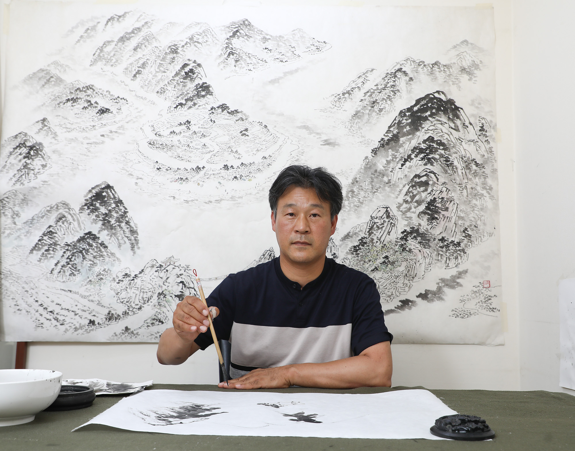 한국미술응원프로젝트;박창수;박창수한국화가;박창수작가;미술