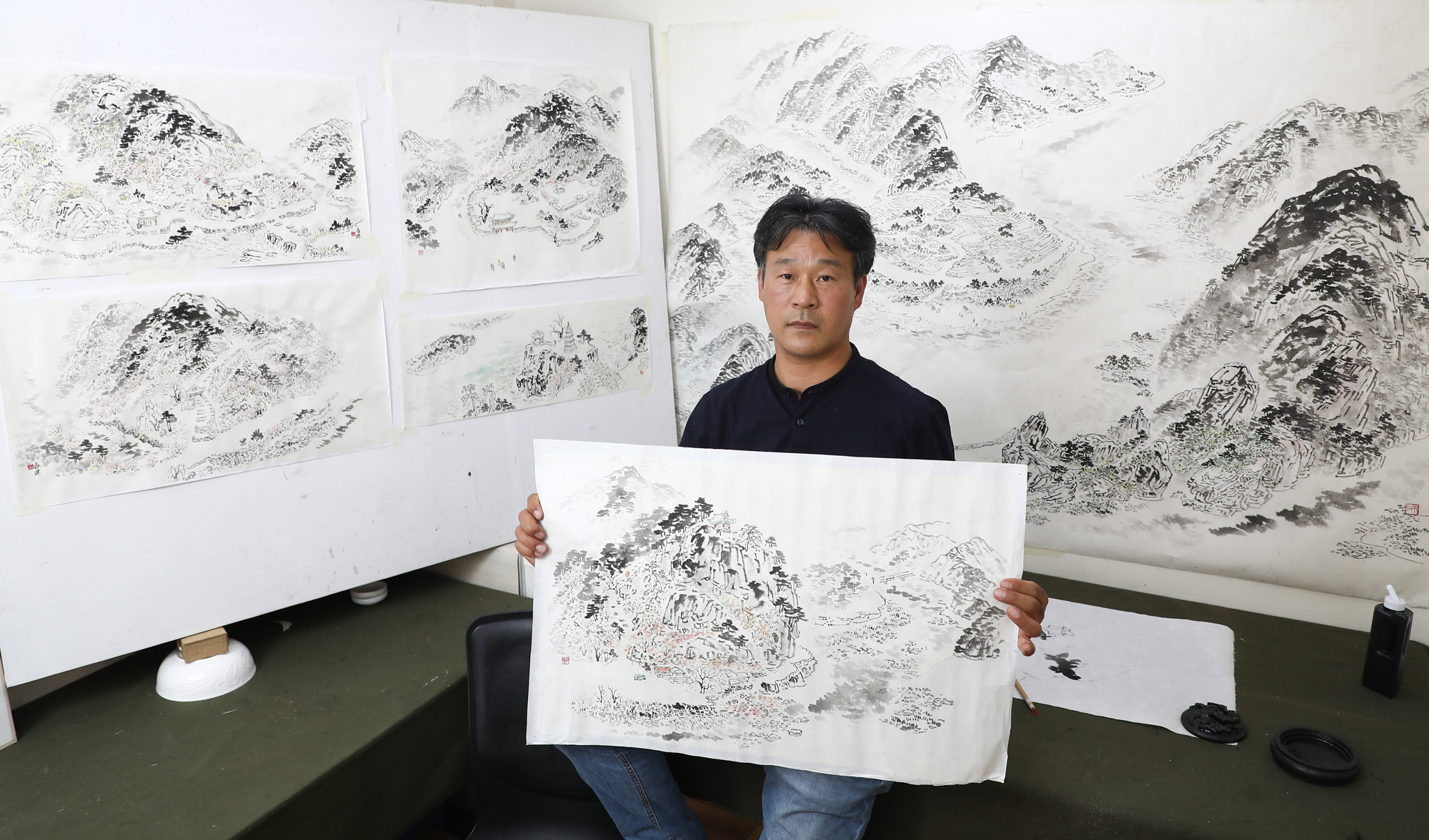 한국미술응원프로젝트;박창수;박창수한국화가;박창수작가;미술