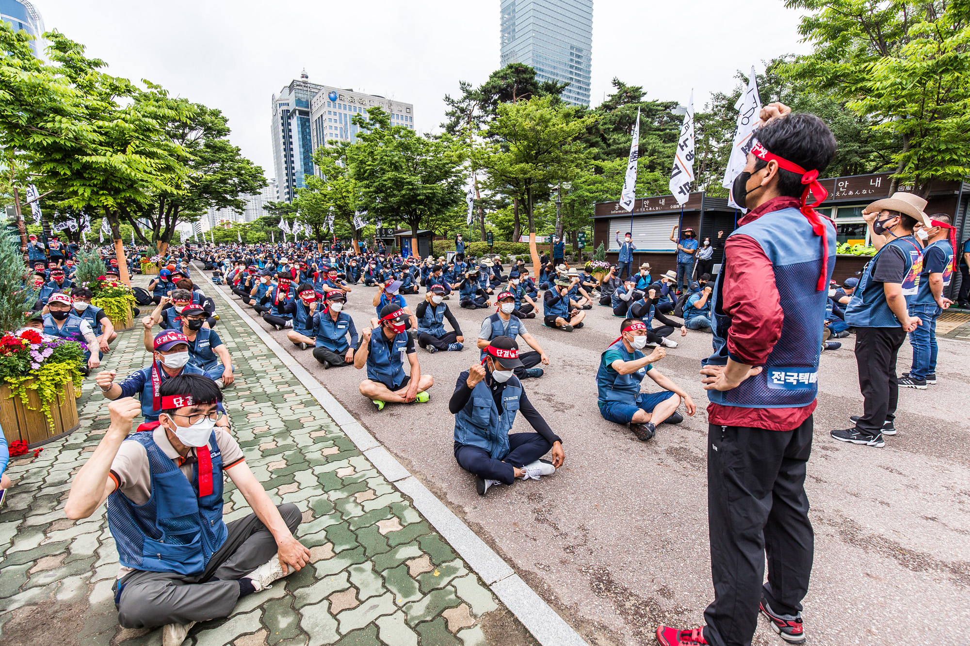 사회;사건사고;경제;운송업;택배;택배노조;택배노조파업;택배파업;택배노조대규모상경집회
