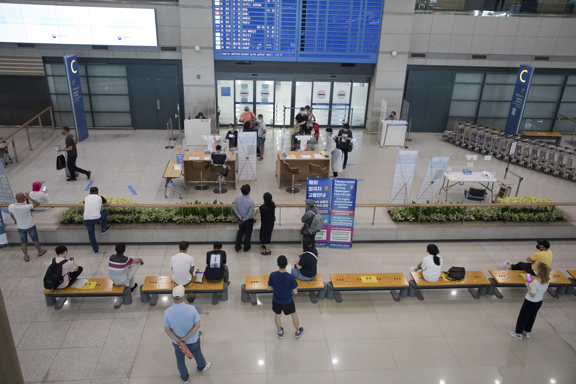 사회;코로나19;인천국제공항;입국자