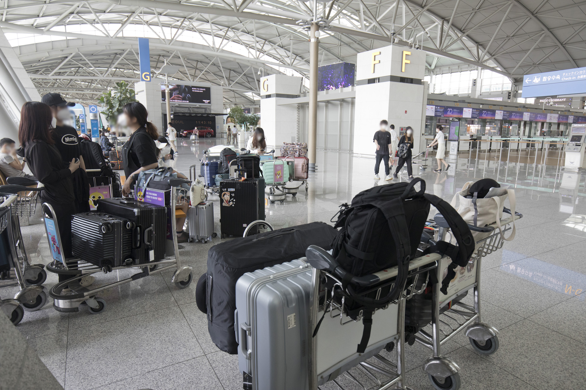 인천;인천국제공항;출국