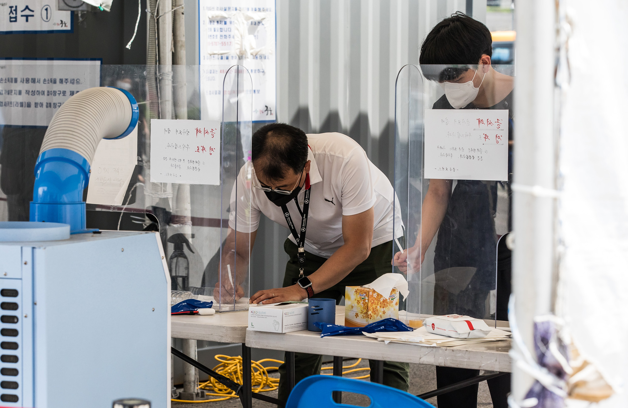 사회;세태;의학;건강;코로나19;신종코로나바이러스감염증;코로나델타변이;서울역선별진료소;중구임시선별검사소