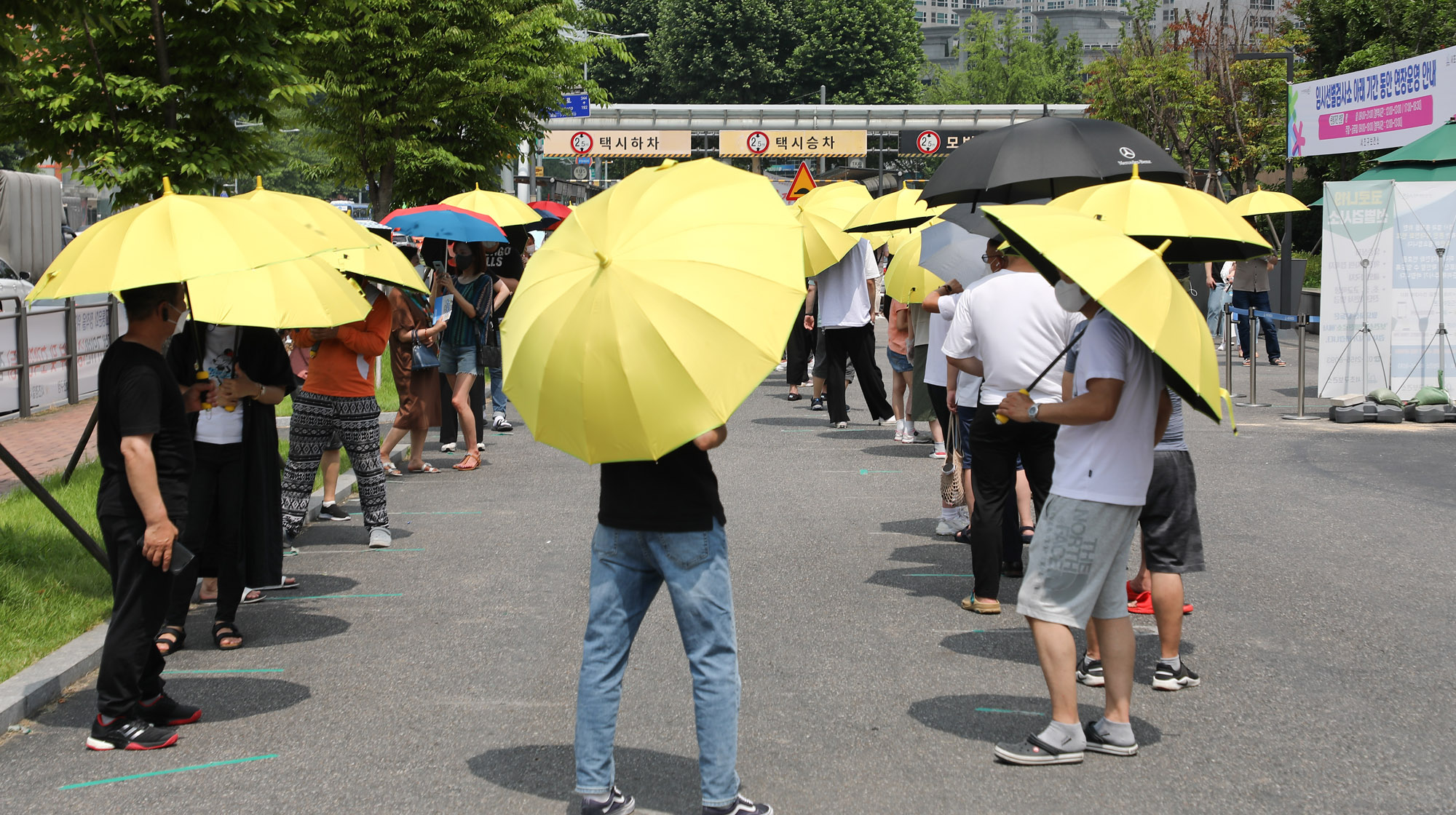 코로나19;임시선별검사소;임시선별진료소;강남검사소