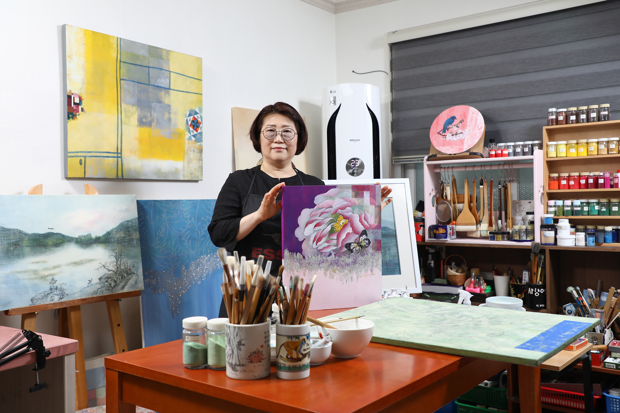 김경희;김경희작가;한국미술응원프로젝트;화가의방;화가;아티스트