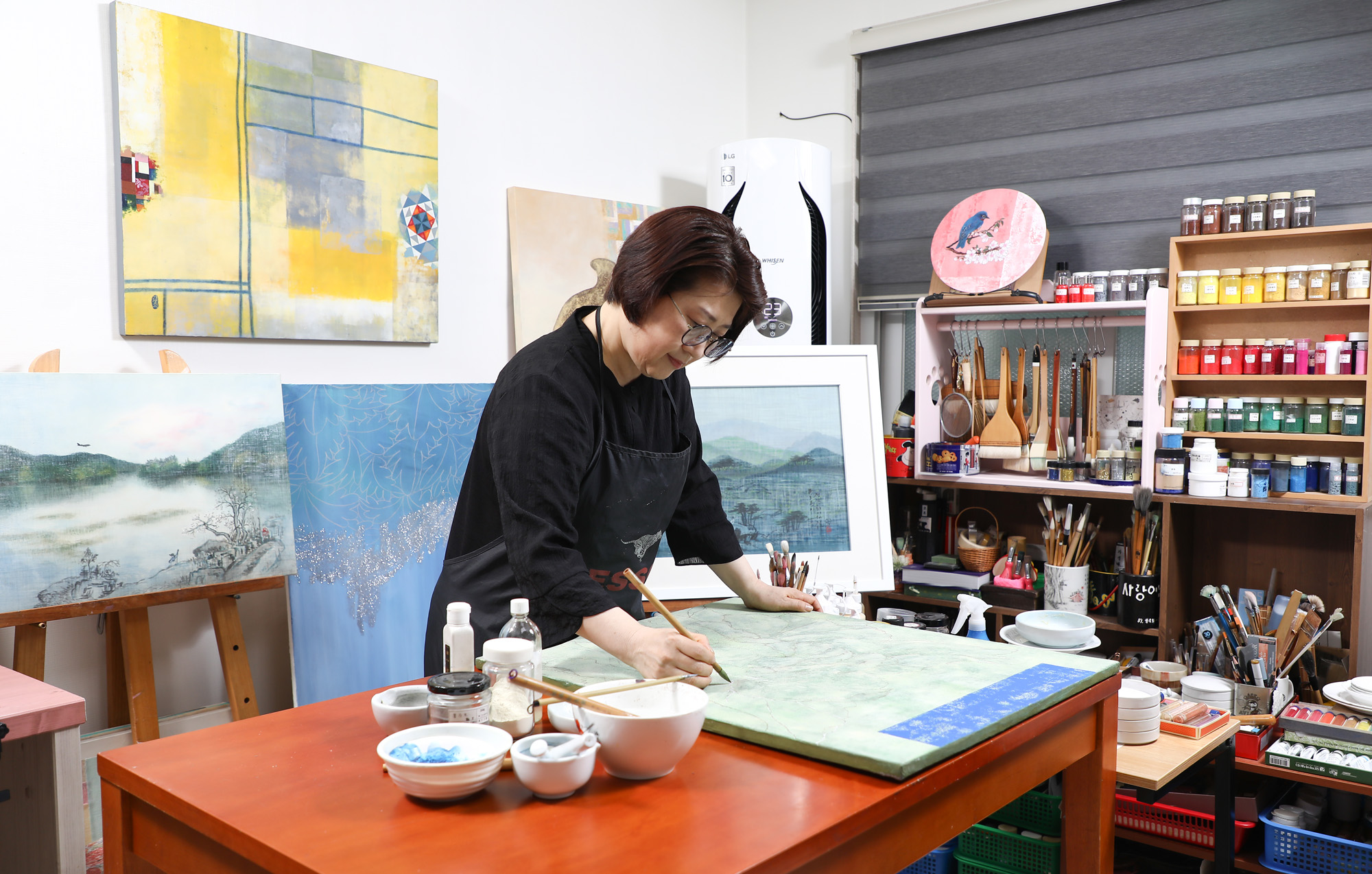 김경희;김경희작가;한국미술응원프로젝트;화가의방;화가;아티스트