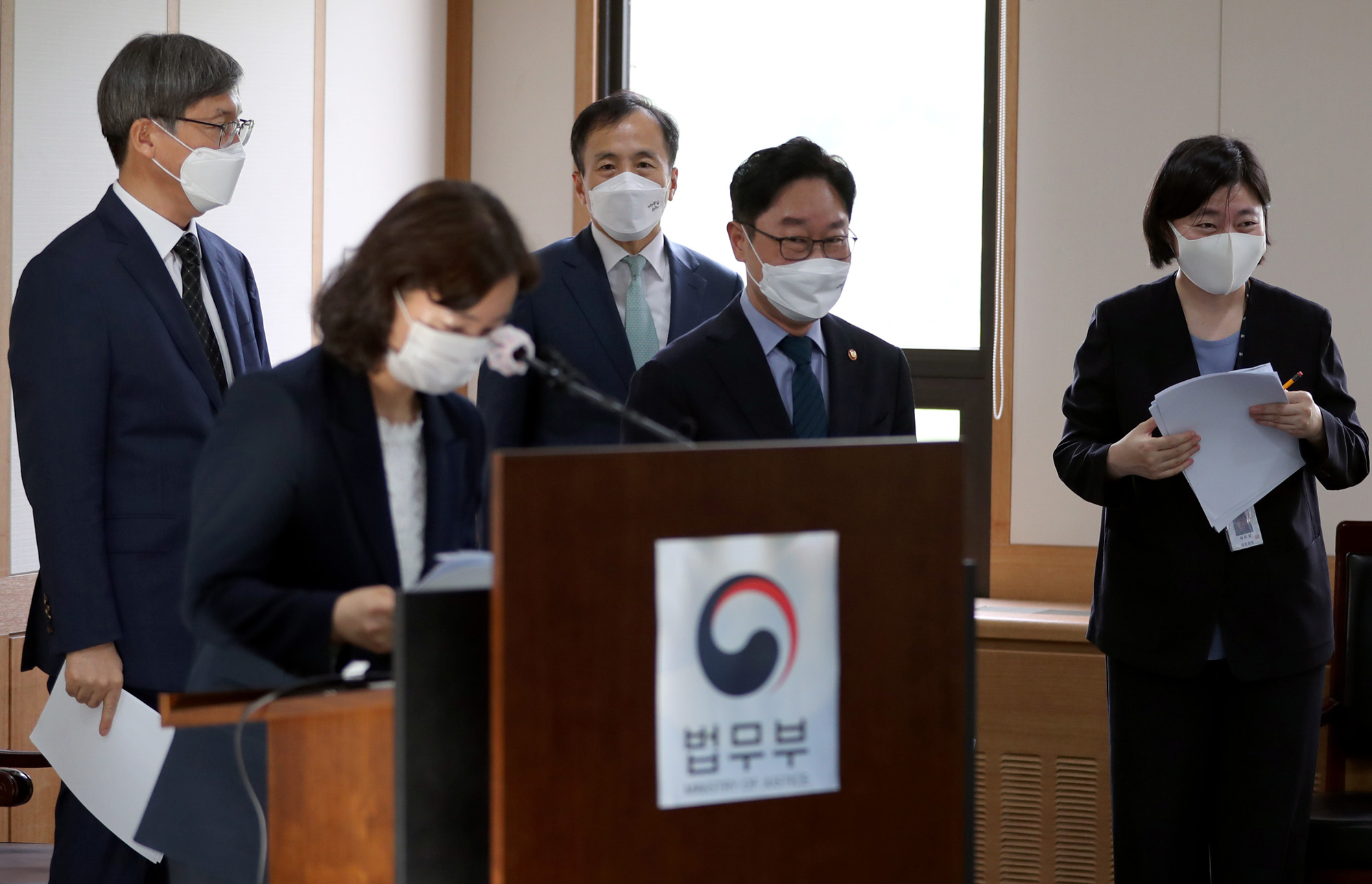 법무부 합동감찰 브리핑 박범계 임은정