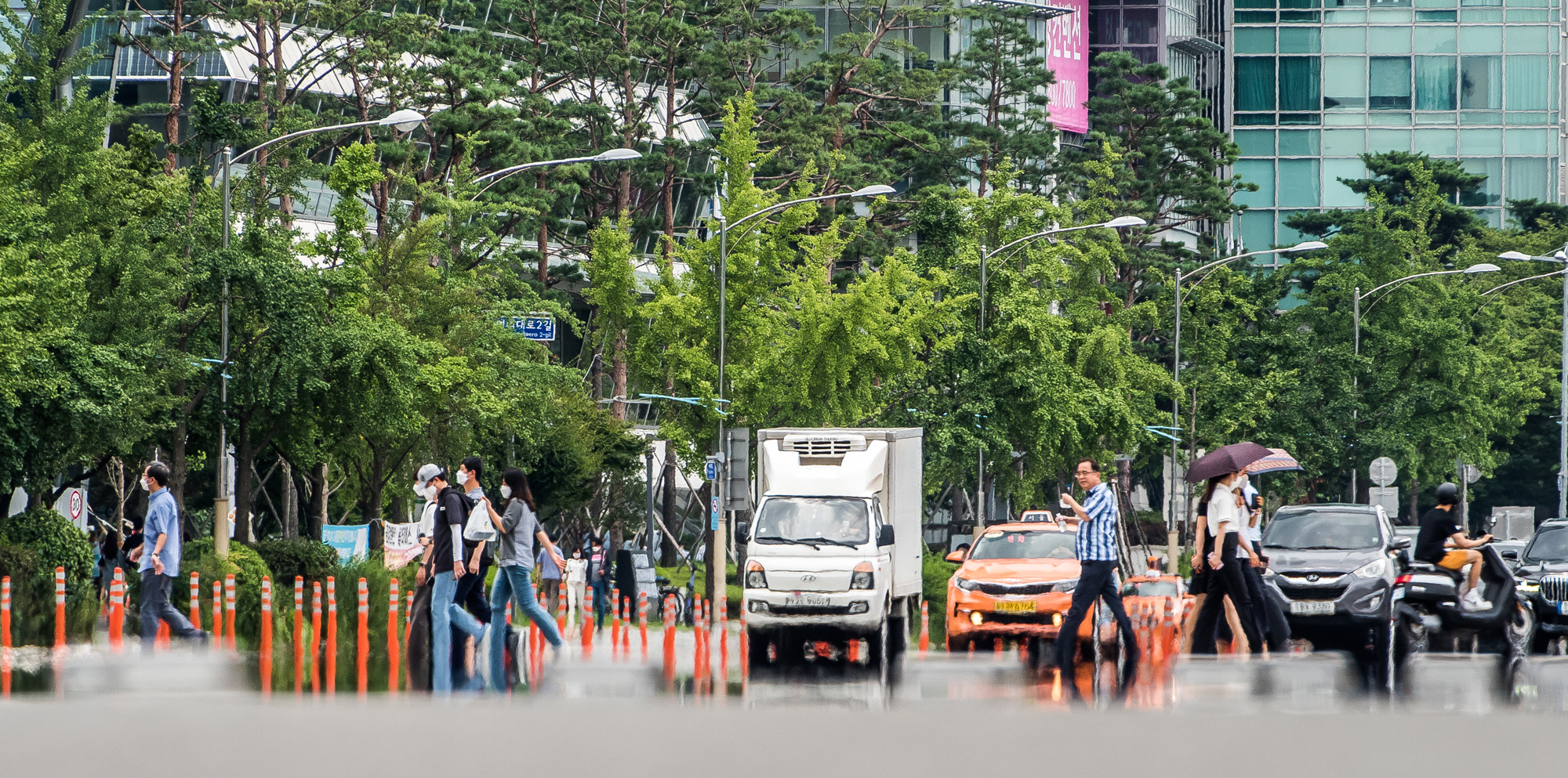 사회;세태;폭염;계절;여름;한여름;폭염스케치;아스팔트아지랑이