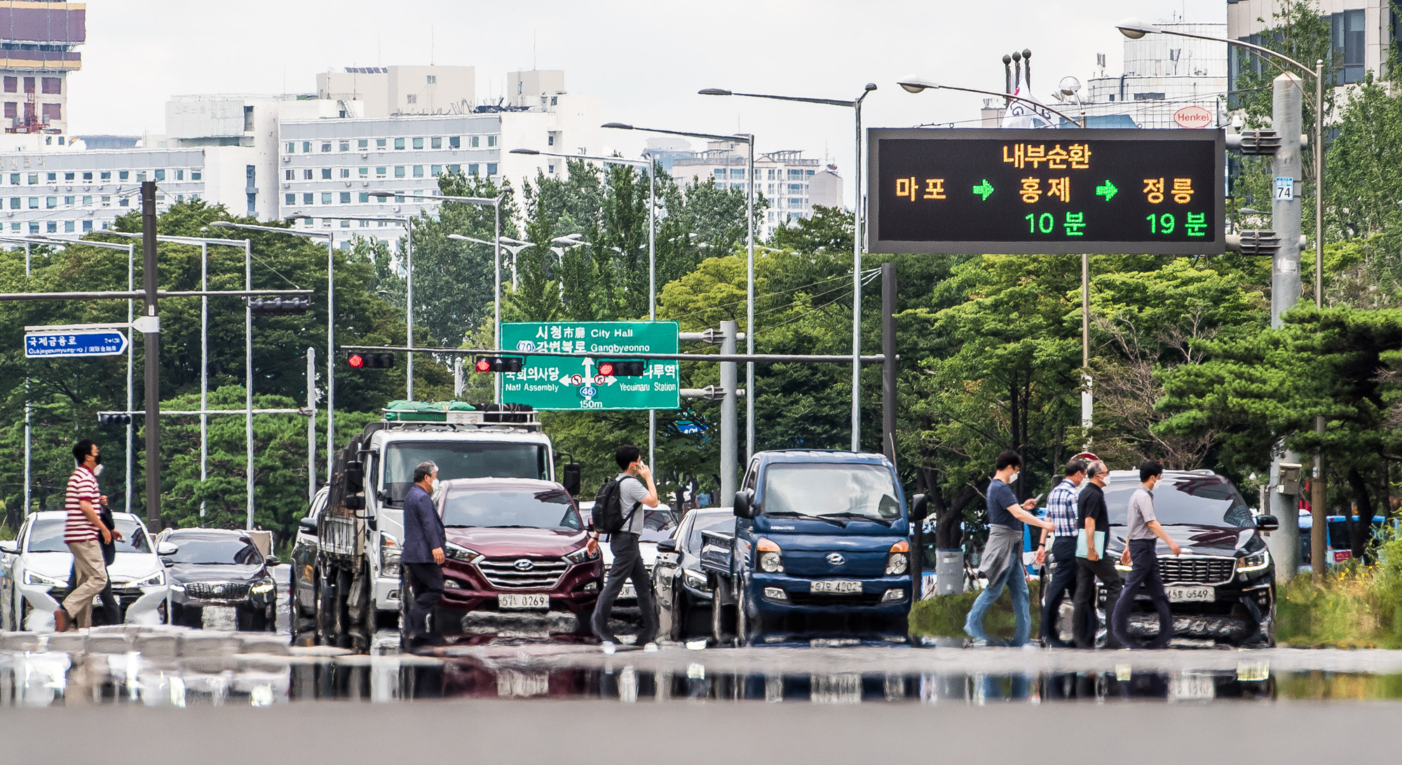 사회;세태;폭염;계절;여름;한여름;폭염스케치;아스팔트아지랑이