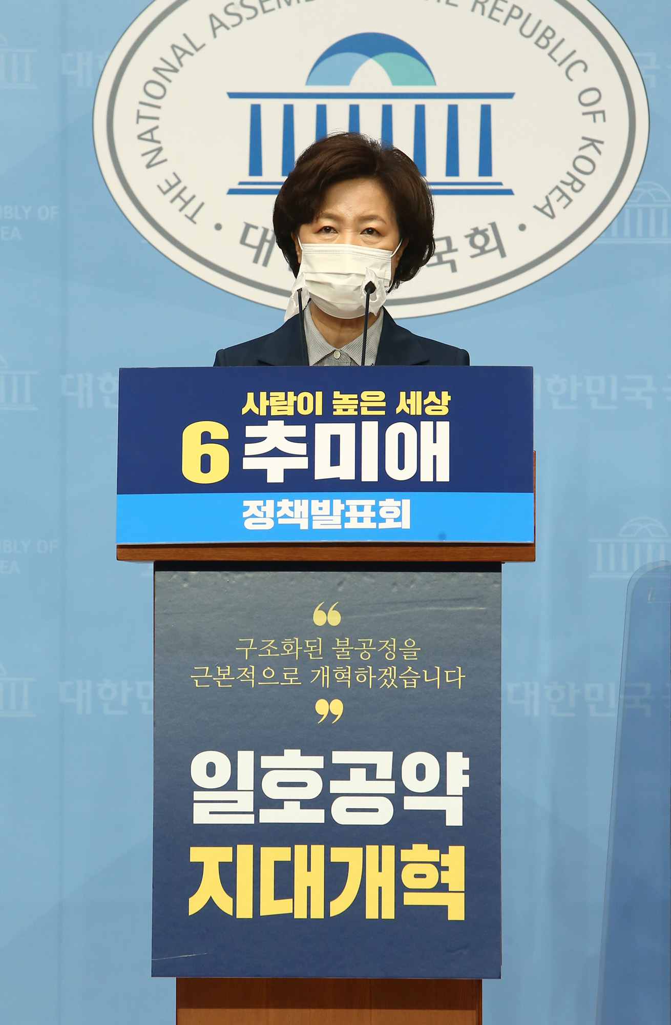 정치;정당;더불어민주당;추미애;1호;공약;발표