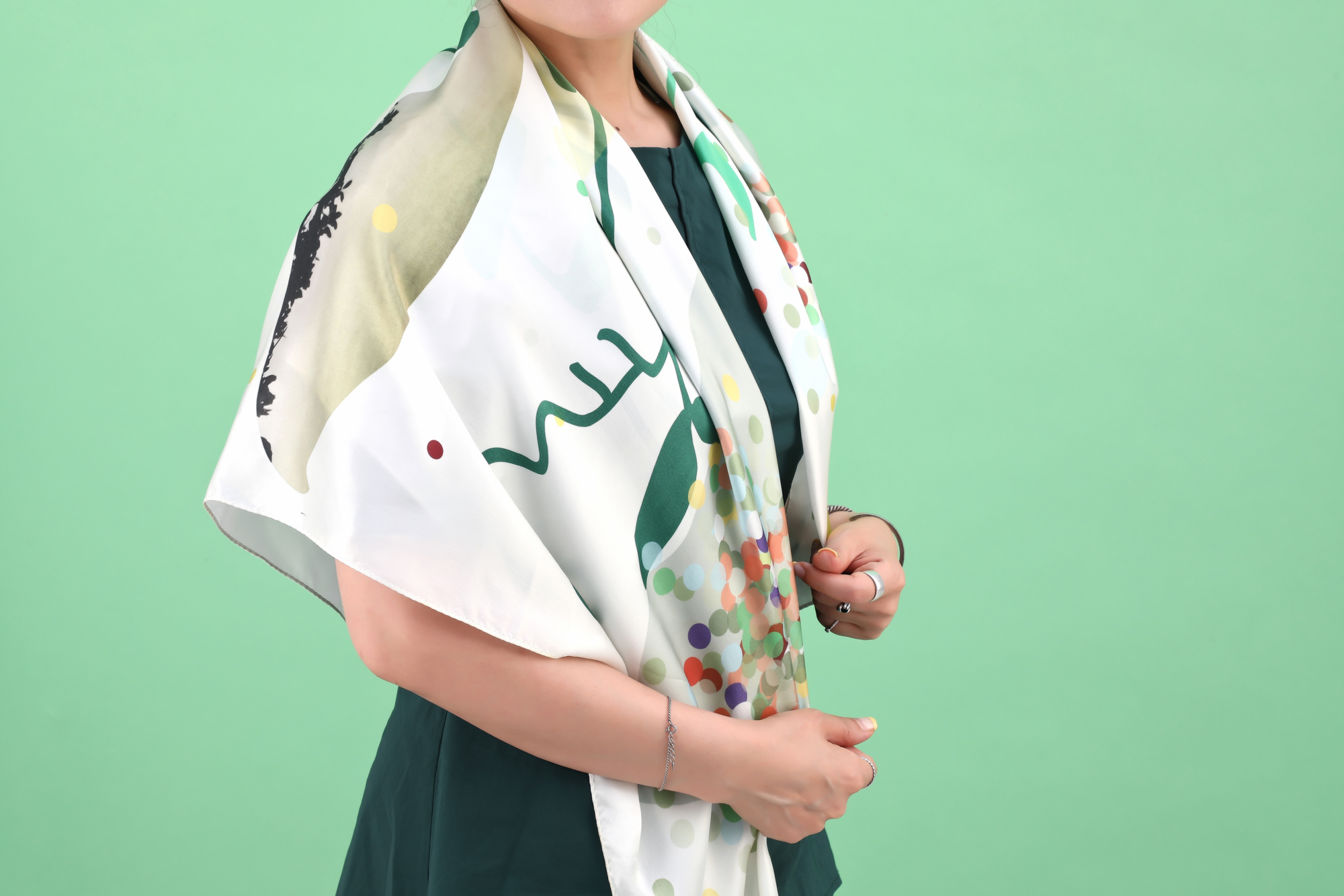 박윤정 스카프 한글폰트