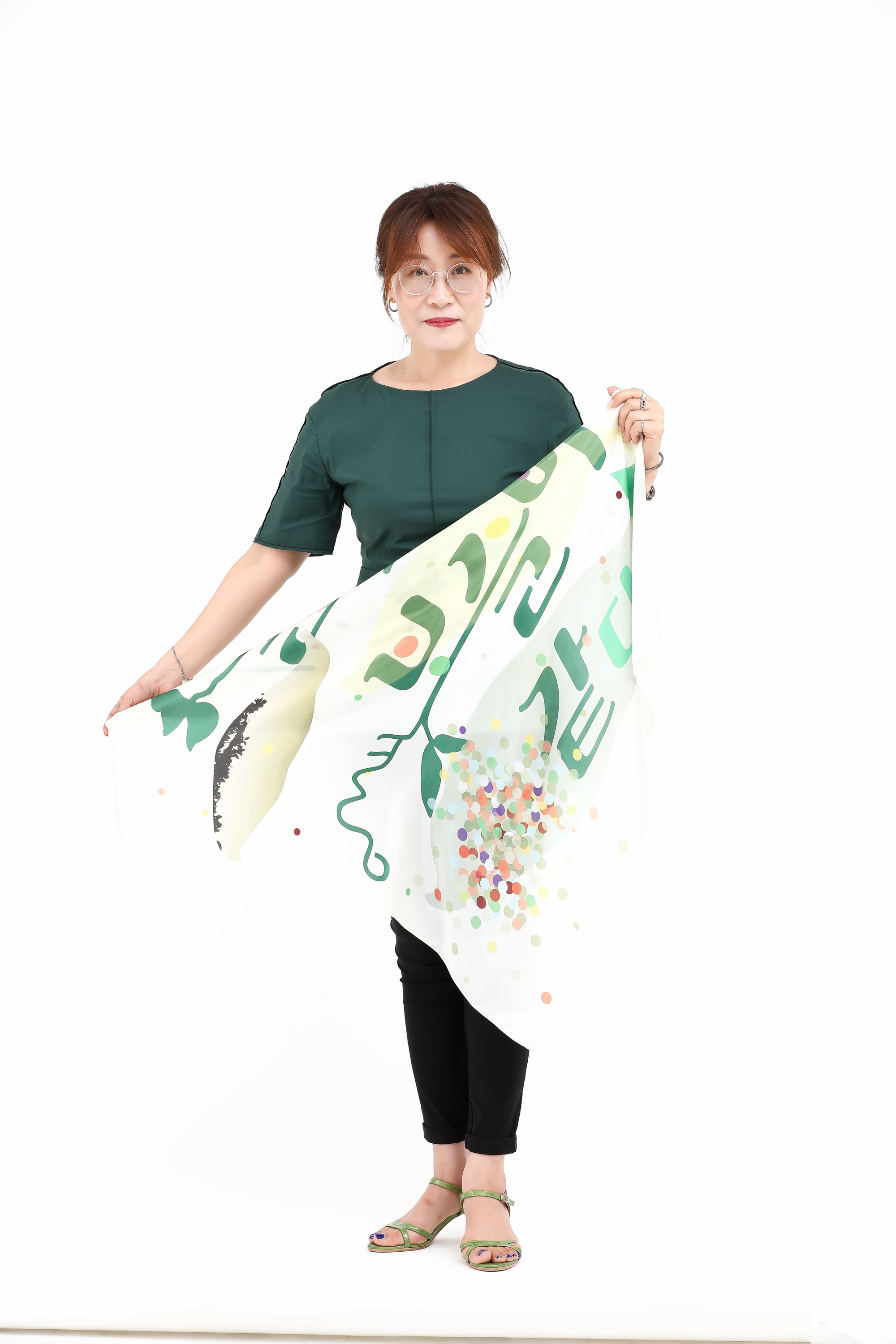 박윤정 스카프 한글폰트