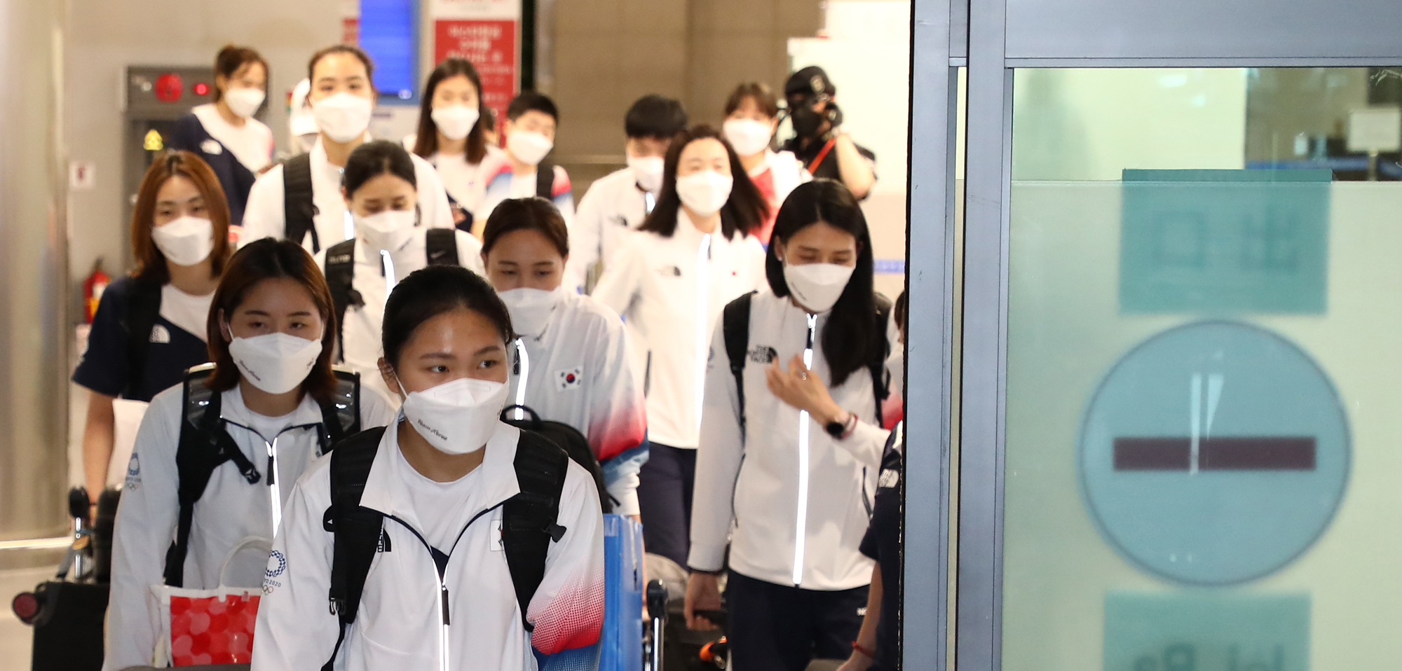 올림픽선수 인천공항;입국 2020도쿄 올림픽 여자농구