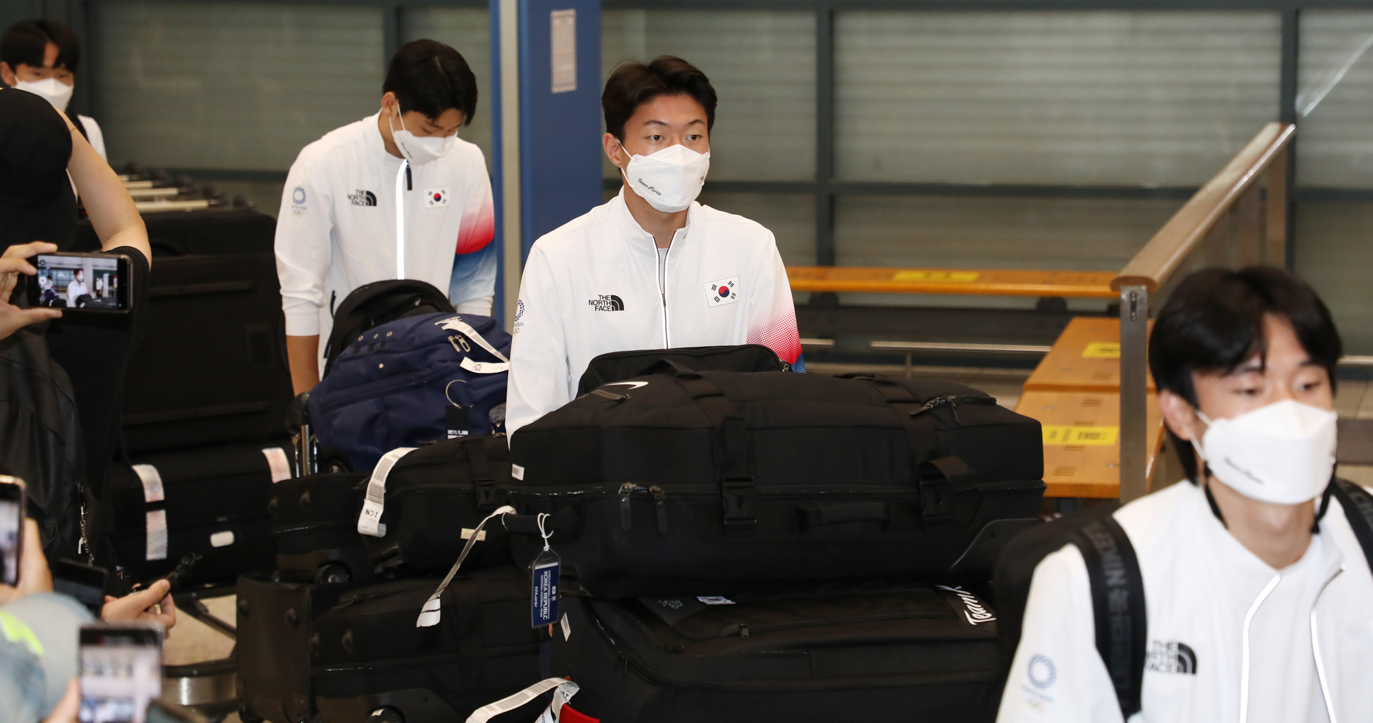 올림픽선수 인천공항;입국 2020도쿄 올림픽 축구