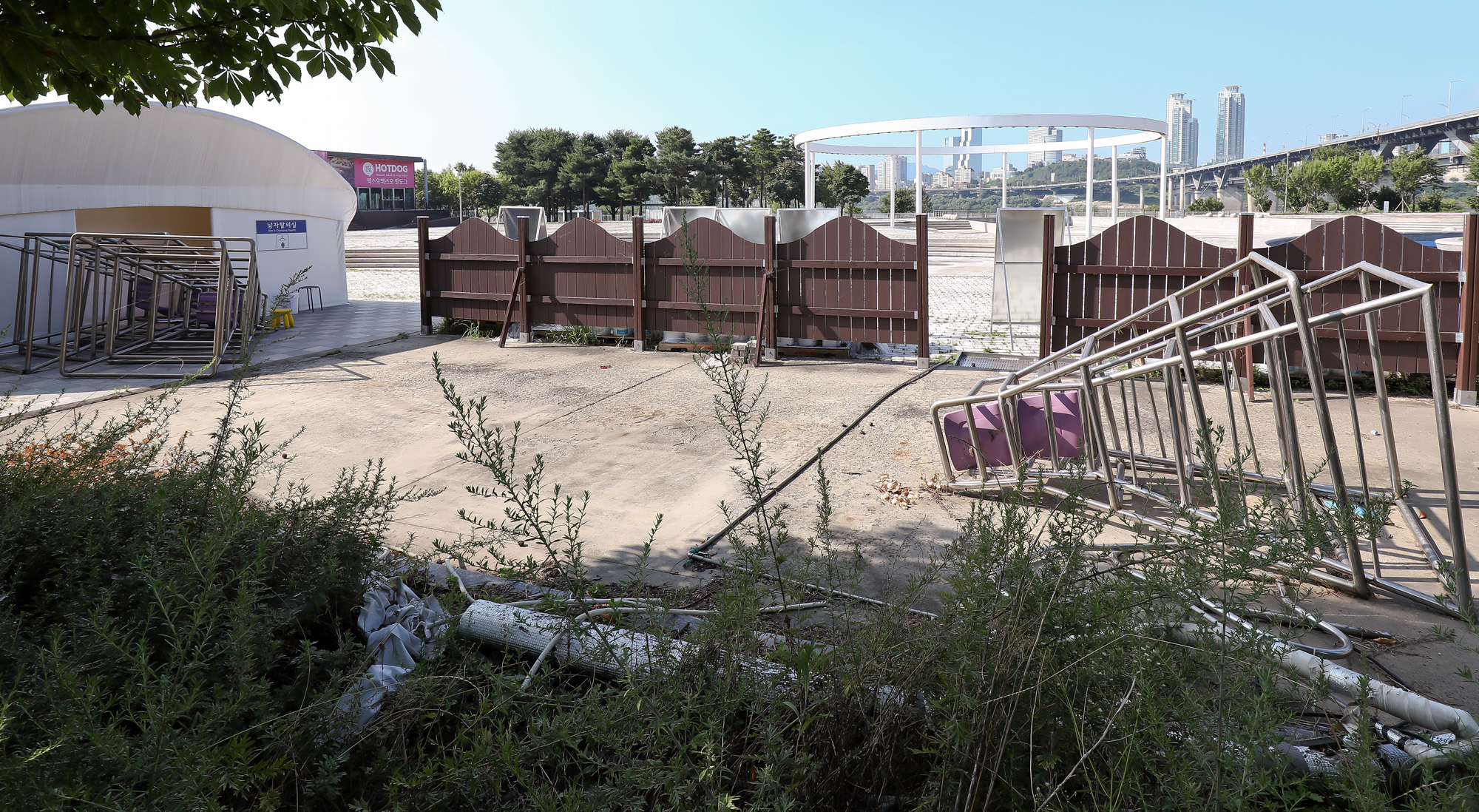 뚝섬 야외수영장 코로나