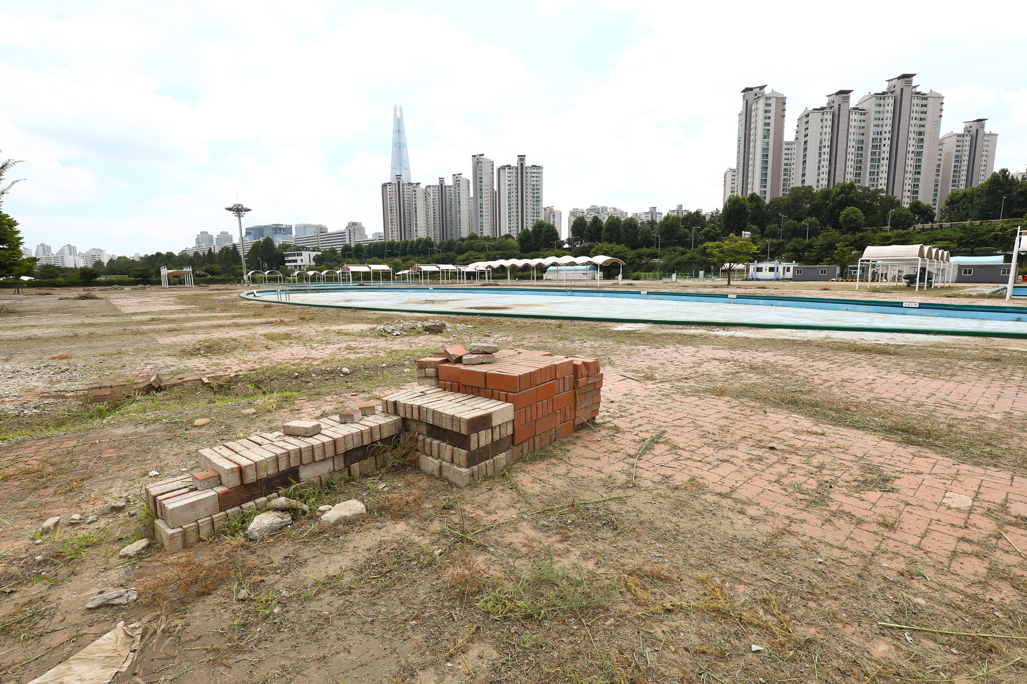 한강공원 잠실 야외수영장 코로나