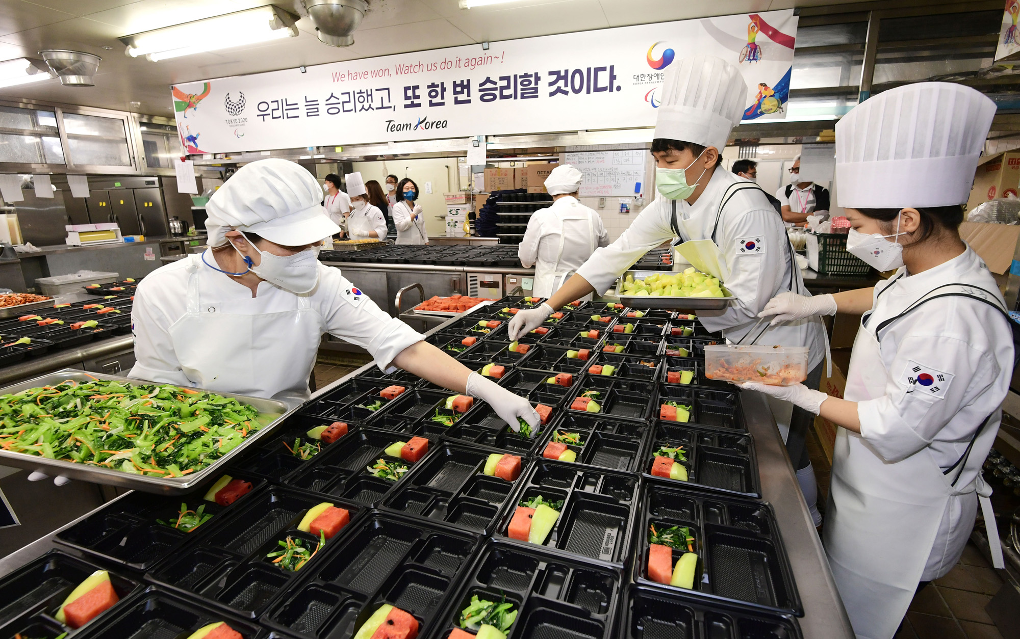 스포츠;올림픽;페럴림픽;한식도시락;도시락