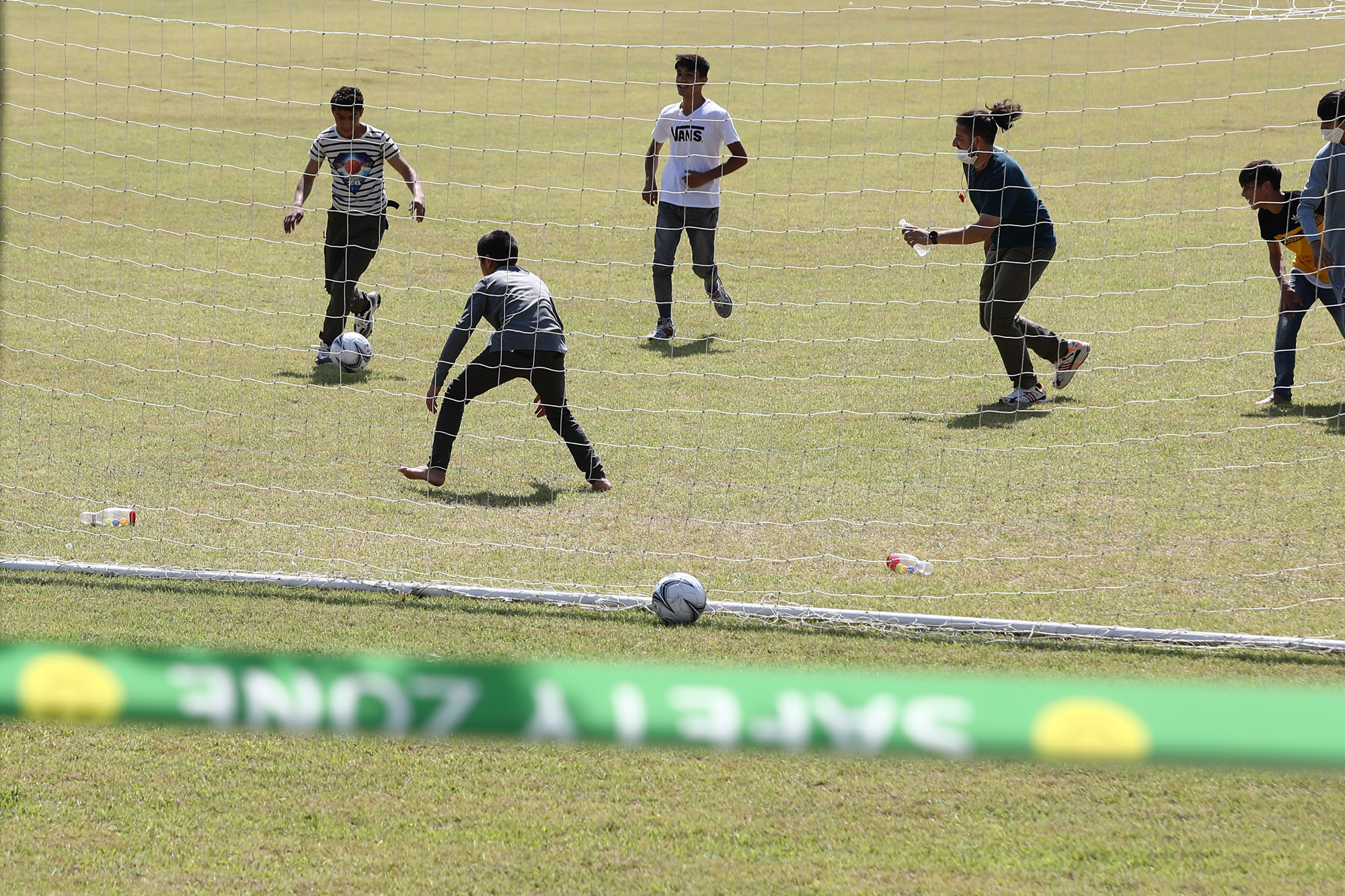 정치;사회;아프간특별기여자;국가공무원인재개발원진천;진천아프간특별기여자;축구하는아프간어린이