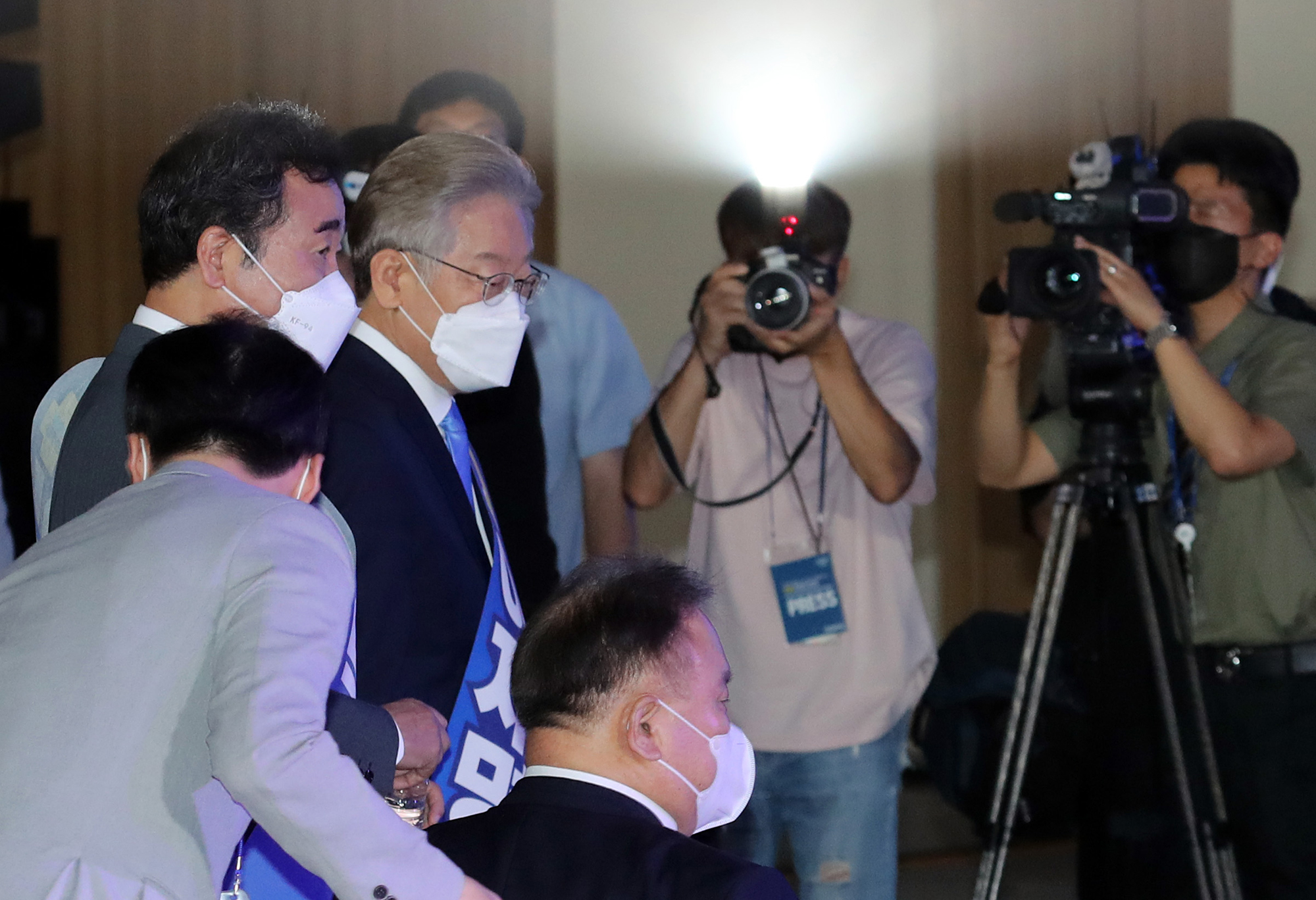 민주당 인천 순회합동 연설회 이재명 이낙연