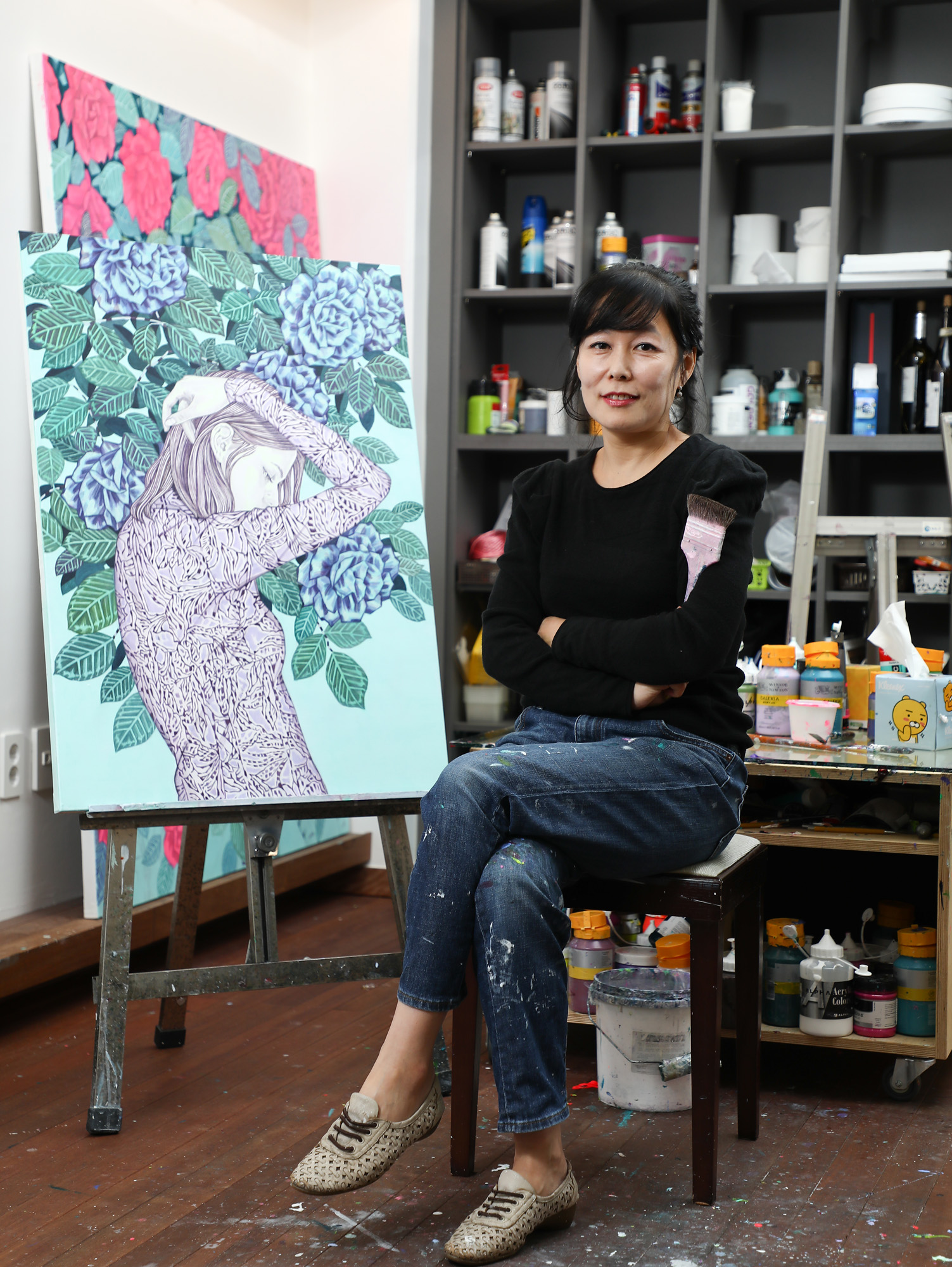 황인란;황인란작가;화가;아티스트;한국미술응원프로젝트;화가의방;그림