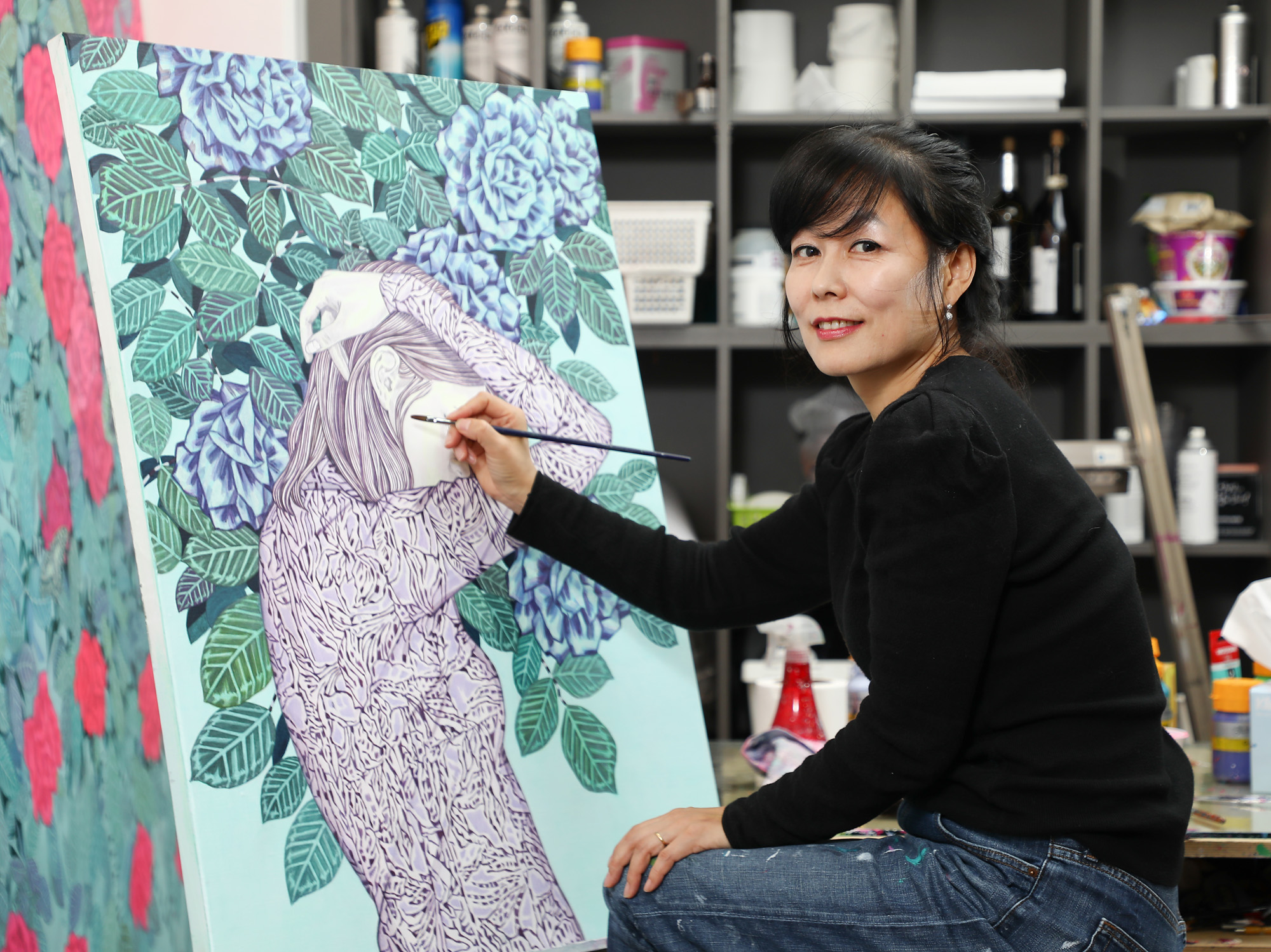 황인란;황인란작가;화가;아티스트;한국미술응원프로젝트;화가의방;그림