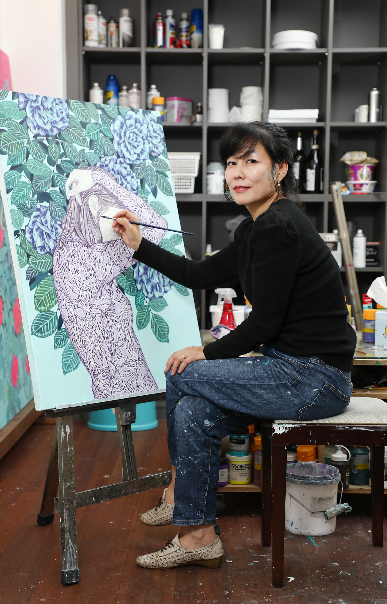 황인란;황인란작가;화가;아티스트;한국미술응원프로젝트;화가의방;그림