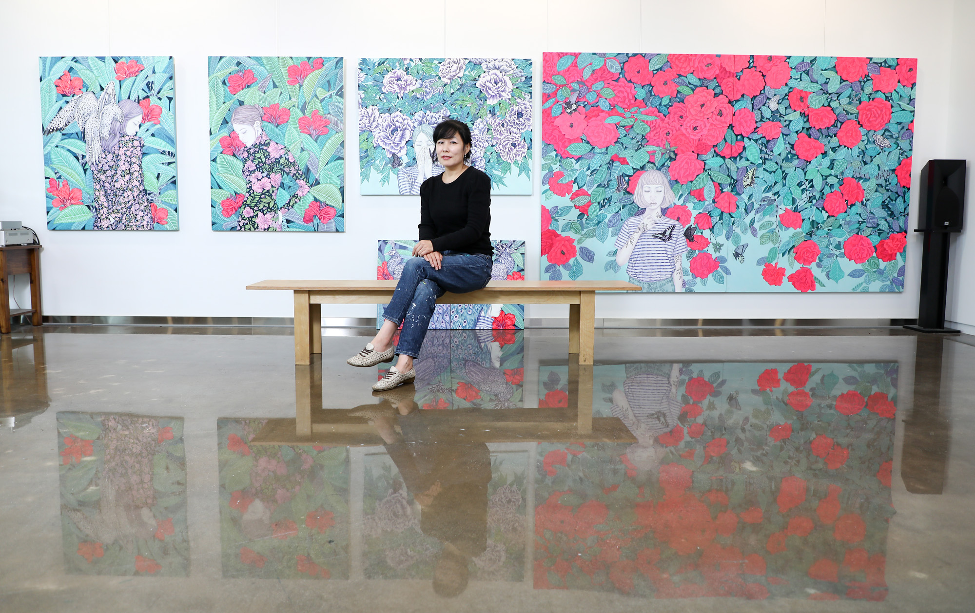 황인란;황인란작가;화가;아티스트;한국미술응원프로젝트;화가의방;그림